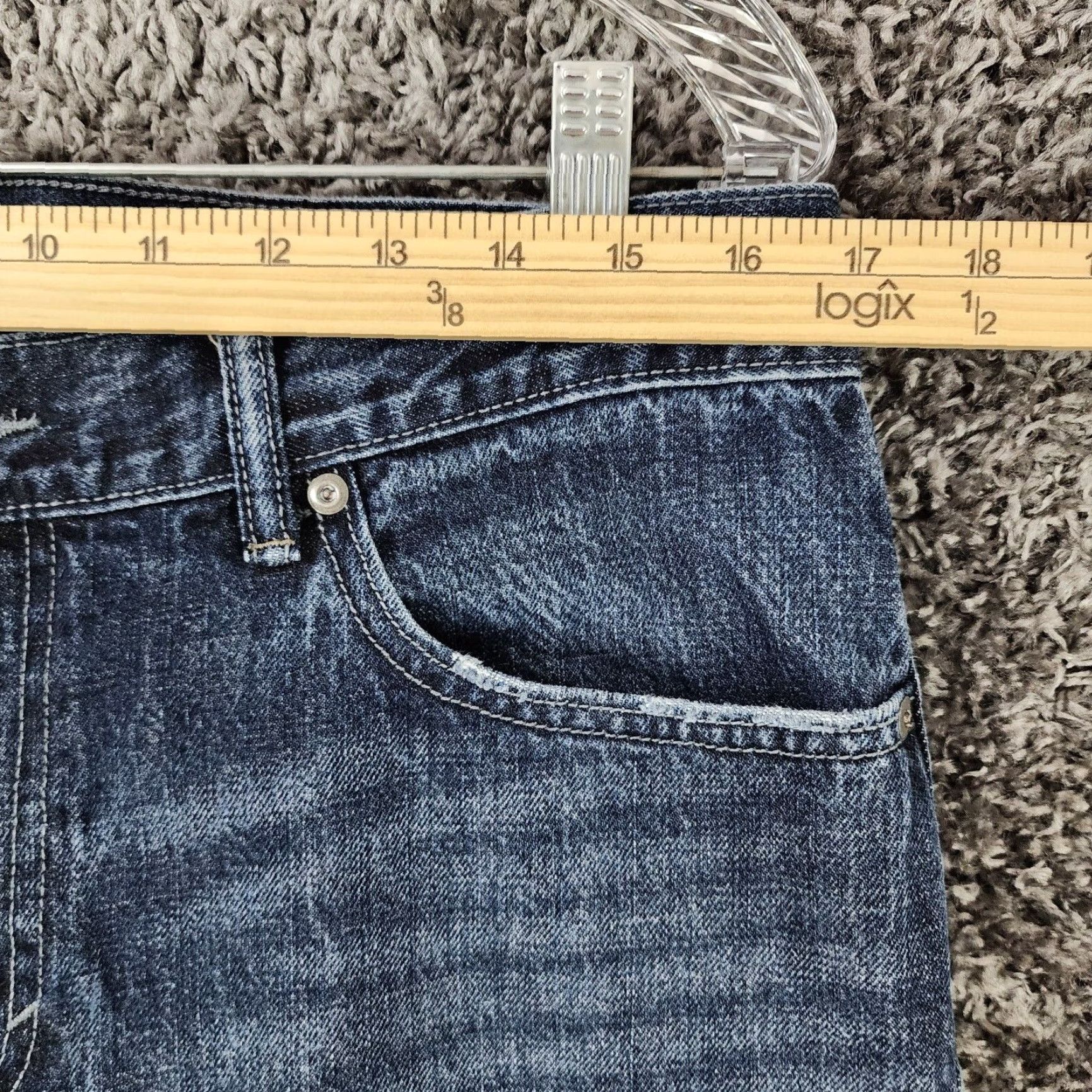 Banana Republic BANANA REPUBLIC Slim Straight Jeans Size 34x31 Blue Mens Size US 34 / EU 50 - 3 Thumbnail