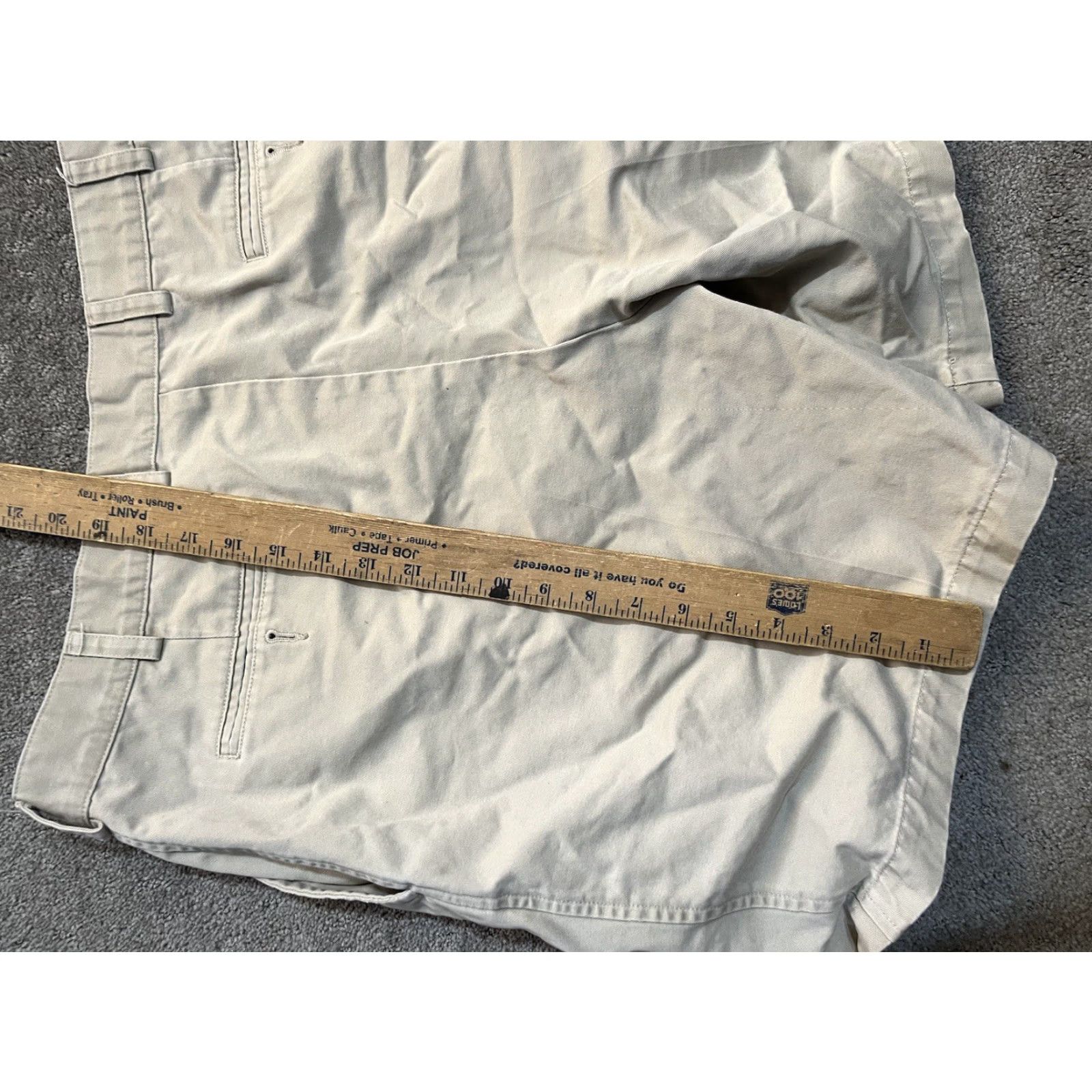 Nordstrom Nordstrom Mens Shorts Bermuda Size 38 Regular Beige Cotton Pleated Front High Rise Pockets Shirt? Size US 38 / EU 54 - 4 Thumbnail