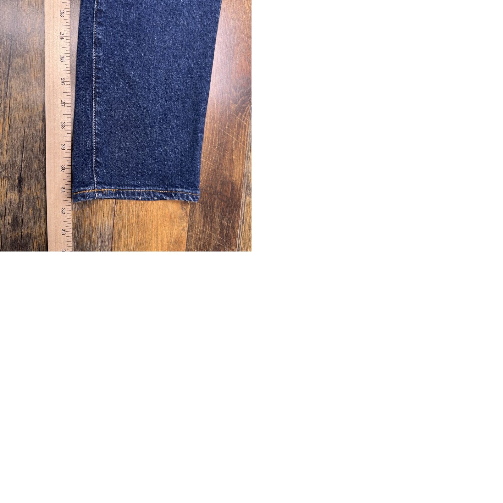 Vintage J Crew Mercantile Flex Jeans Mens 33x32 Slim Mid Rise Stretch Denim Blue 5-Pocket Zip Jeans Mens Slim Stretch Modern New Size US 33 - 9 Thumbnail