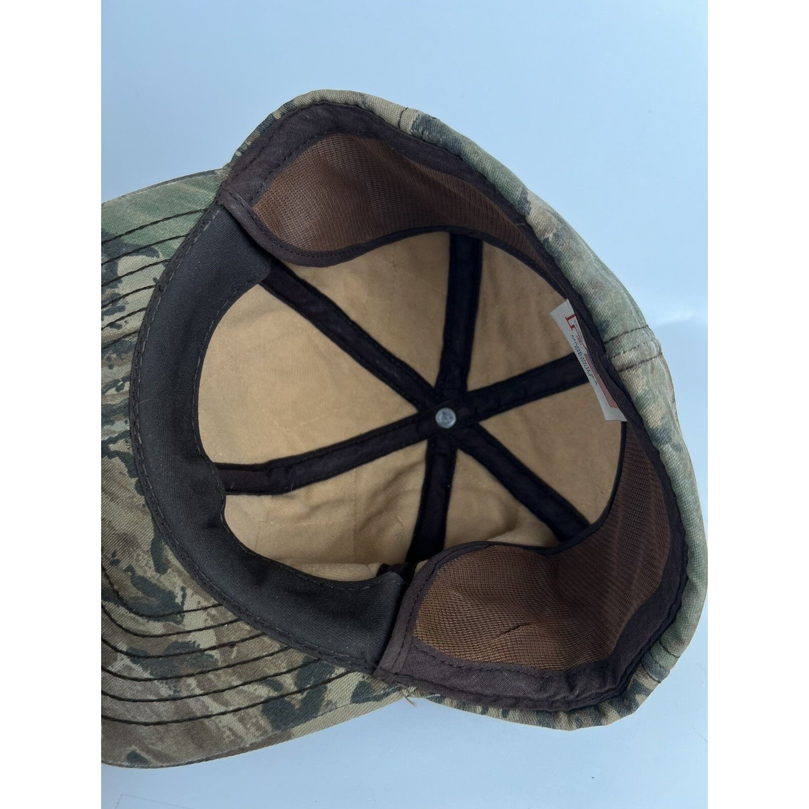 Other Vintage Tree Bark Blank Camo Insulated Hat Cap Size Medium M Size ONE SIZE - 7 Thumbnail