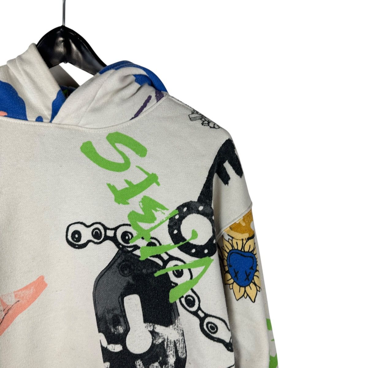 Vintage Mens Y2K No Boundaries Streetwear AOP Hoodie Size US XS / EU 42 / 0 - 3 Thumbnail