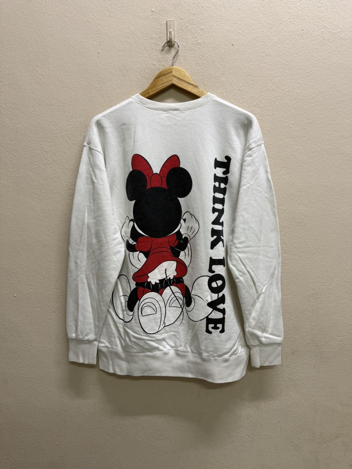 Disney Vintage Mickey Mouse Mirron Printed Sweatshirt Size US L / EU 52-54 / 3 - 17 Thumbnail