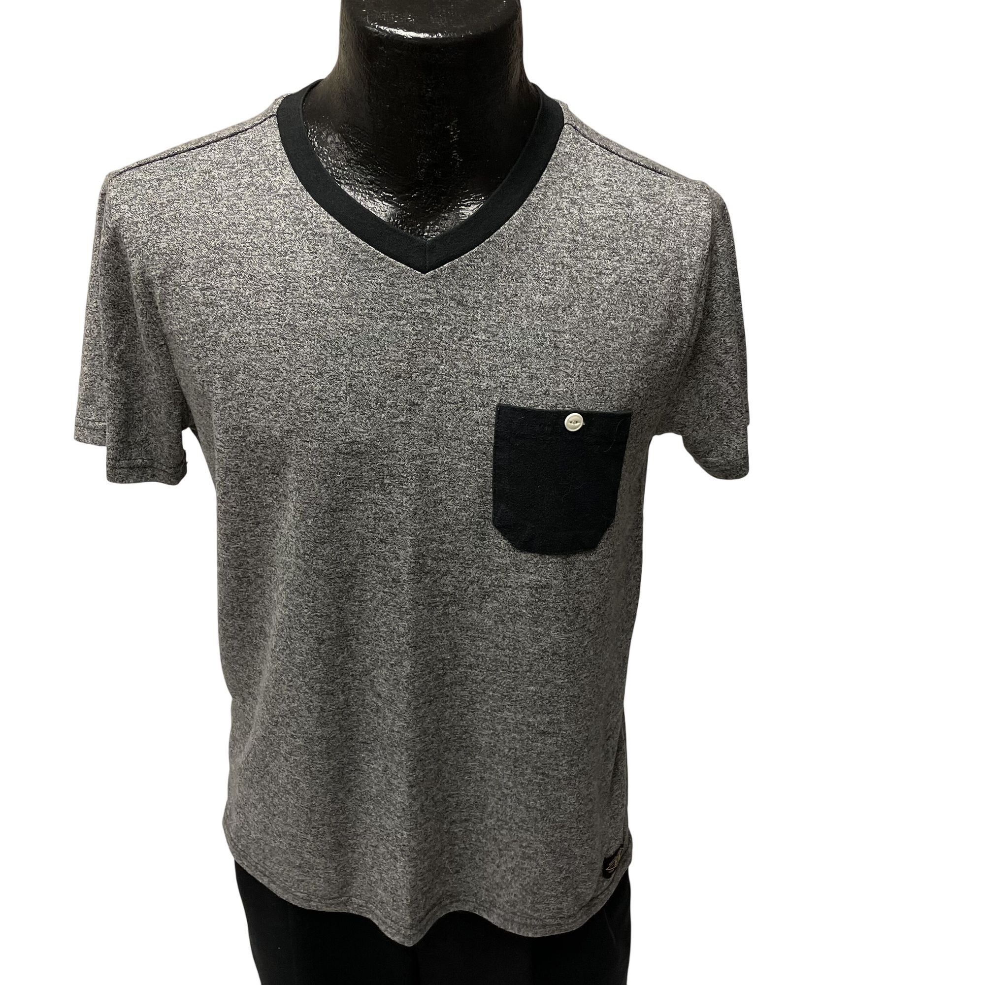 Other Vtg BKLYN BKC Cloth Brooklyn Heather V Neck Pocket RINGER Size US M / EU 48-50 / 2 - 1 Thumbnail