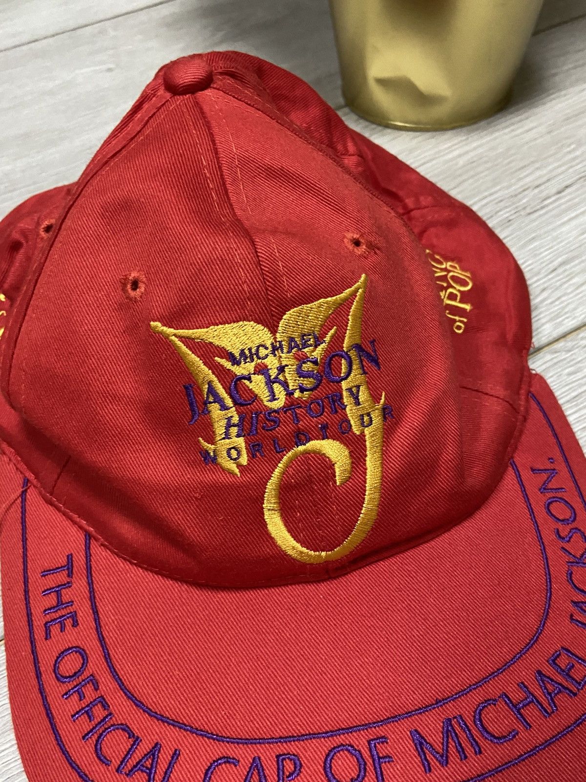 Michael Jackson Michael Jackson history world tour Cap vintage Size ONE SIZE - 7 Thumbnail
