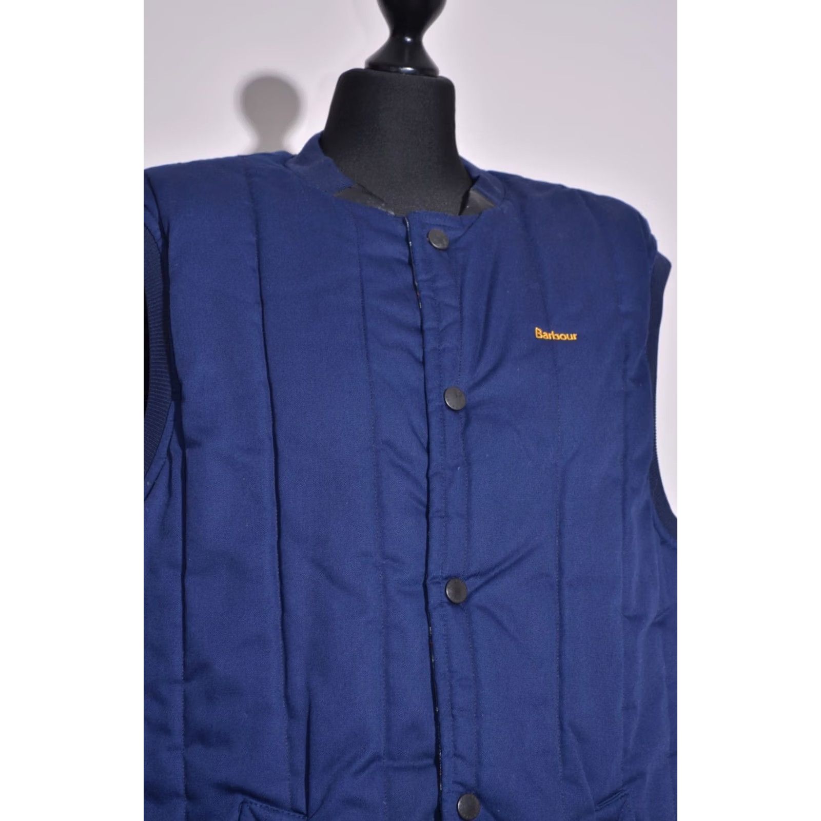 Barbour Barbour Waistcoat Man Vintage Padded Gilet Quilted Blue XL Size US XL / EU 56 / 4 - 3 Thumbnail