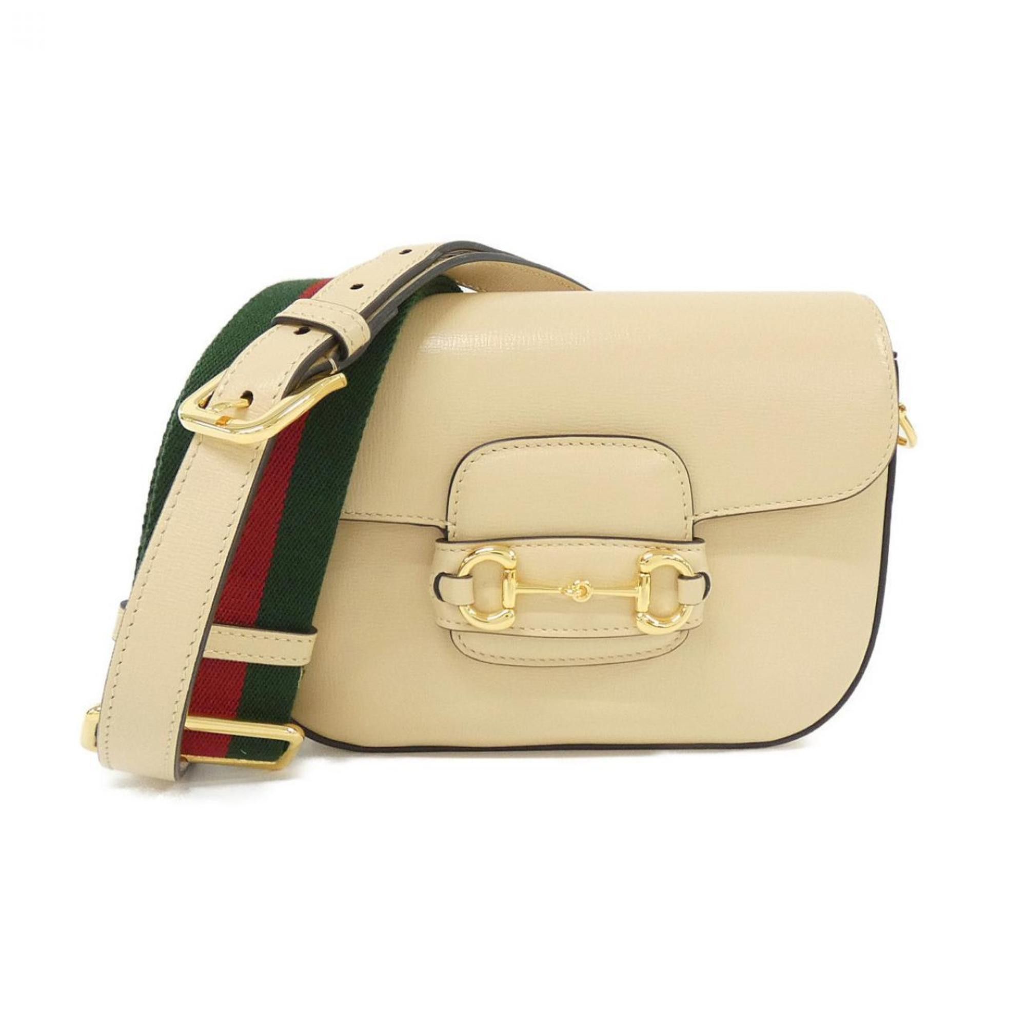 Gucci Horsebit 1955 658574 18Ysg Shoulder Bag in Beige, Women's