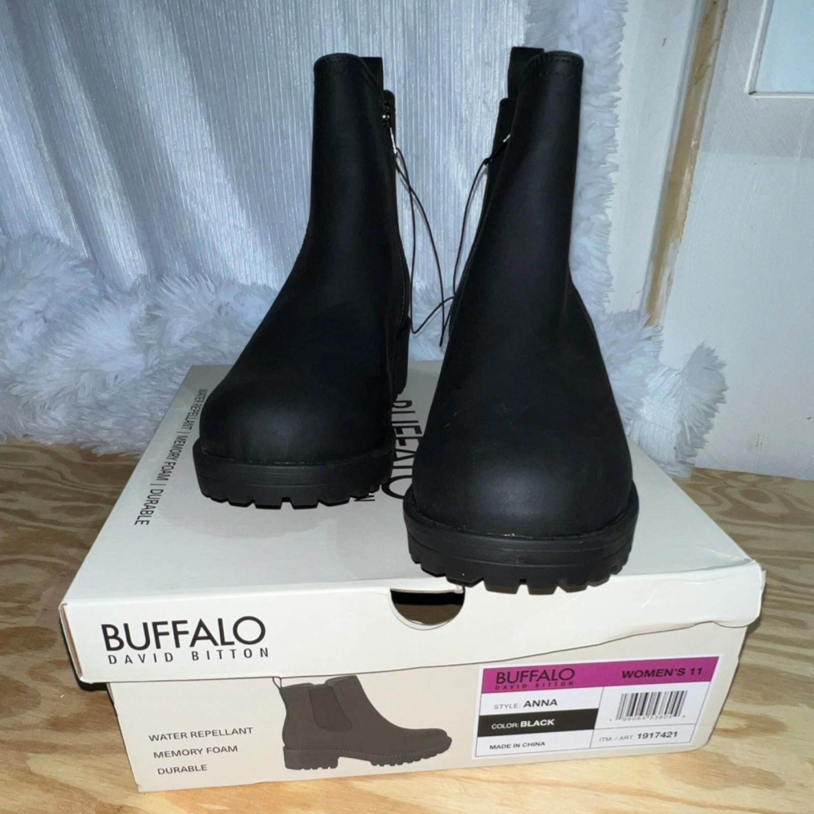Buffalo David Bitton Buffalo David Bitton Anna Black Water Repellant Boots US 11 Size US 11 / IT 41 - 2 Thumbnail