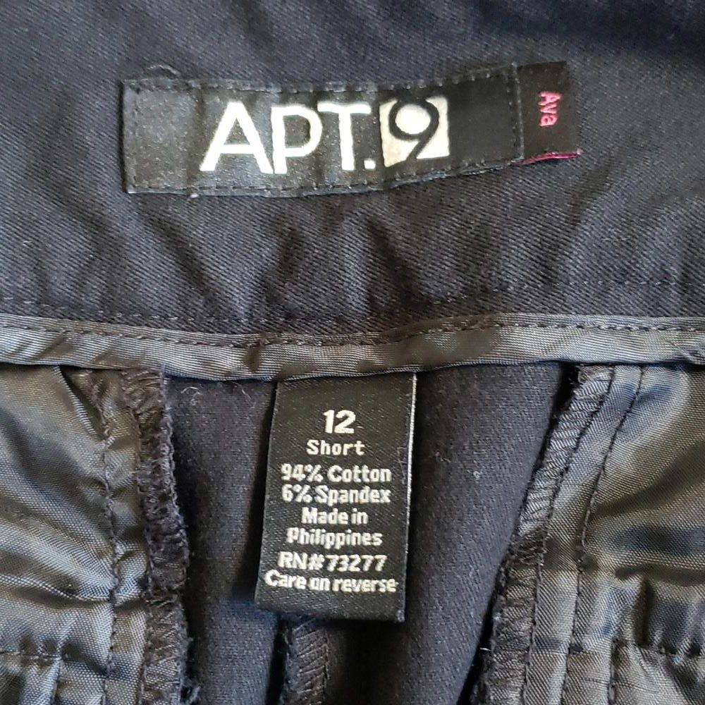 Designer CT718a Apt. 9 Ladies Black Boor Cut Pant 12 Size 34" / US 12 / IT 48 - 5 Thumbnail