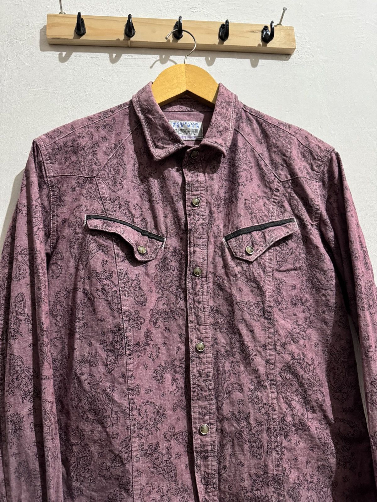 Nicole Club Y2k Nicole Club For Men Paisley shirt Size US M / EU 48-50 / 2 - 2 Thumbnail