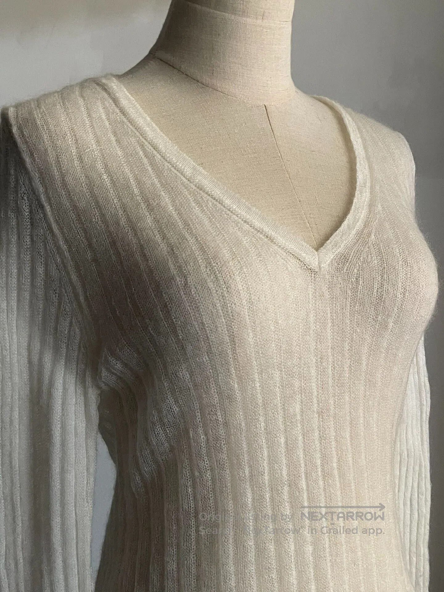 Ann Demeulemeester Ann Demeulemeester Mohair Knit Top. Size S / US 4 / IT 40 - 3 Thumbnail