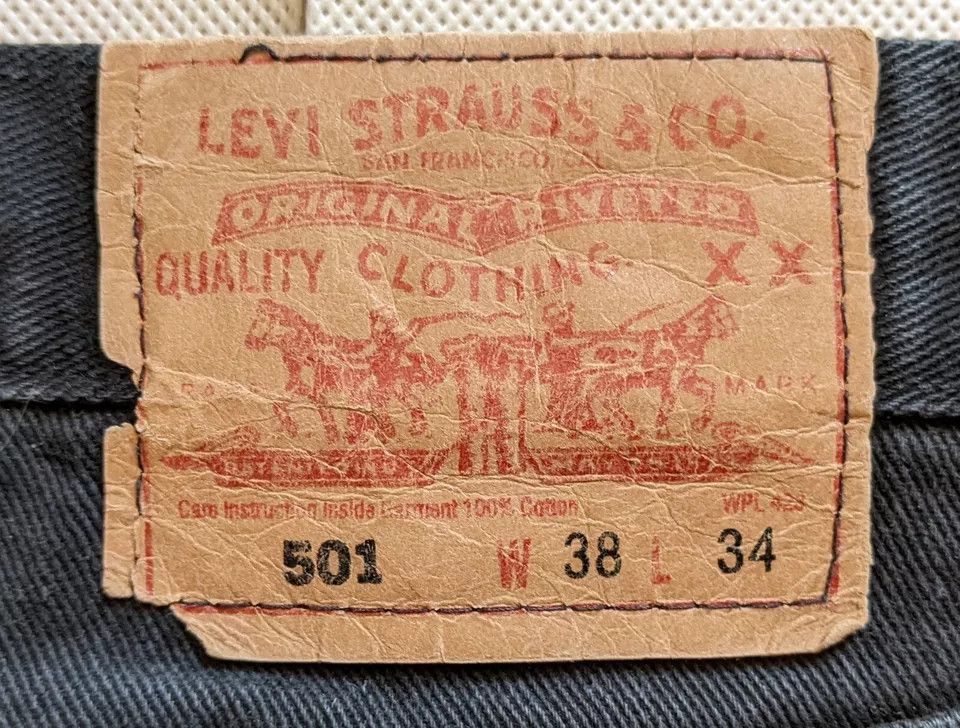 Levi's LEVI'S LEVIS jeans W38 L34 made in USA (jeans shortened) Size US 38 / EU 54 - 3 Thumbnail