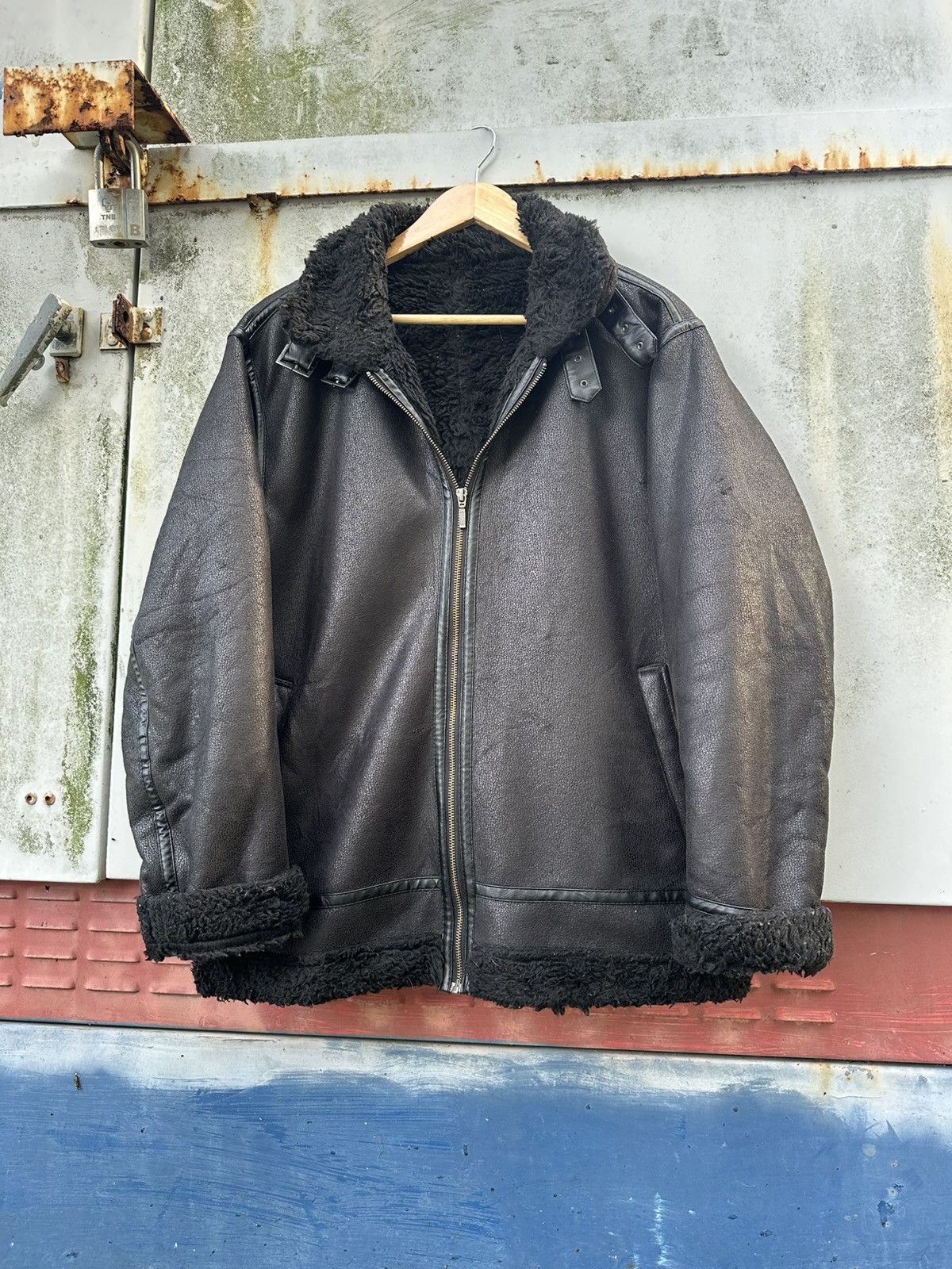 Vintage 👹Vintage Rush/Hour Black Velvet Fleece Lined Jacket Size US L / EU 52-54 / 3 - 7 Thumbnail