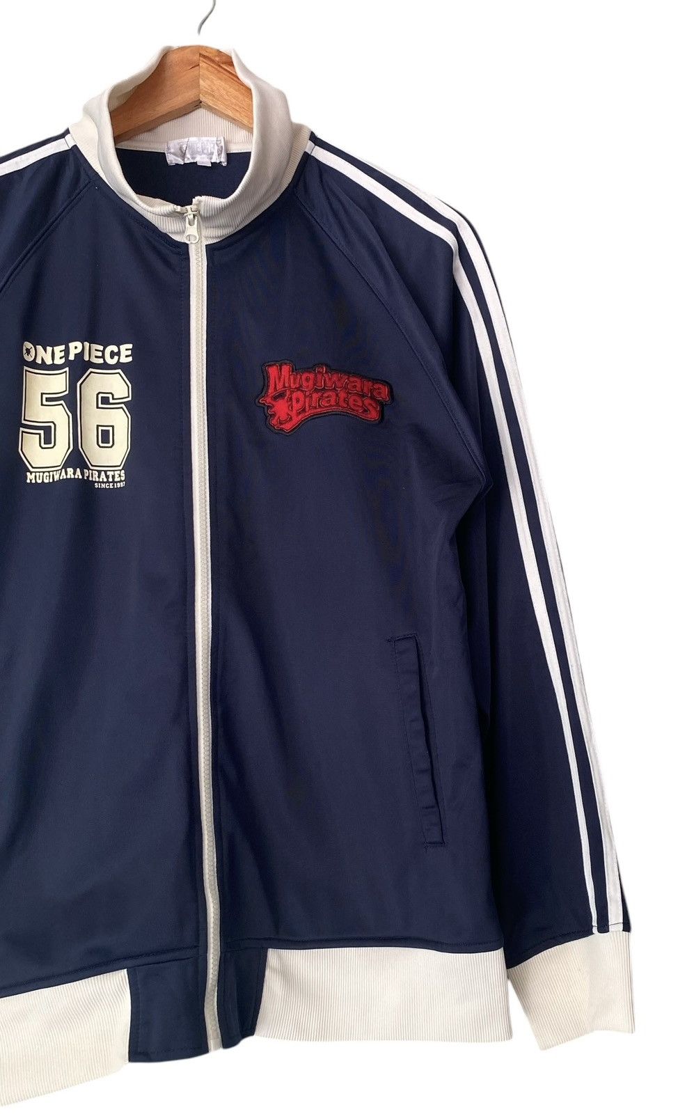 Cartoon Network × One Piece × Vintage Vintage ONE PIECE Windbreaker Zipper Jacket Size US L / EU 52-54 / 3 - 2 Thumbnail
