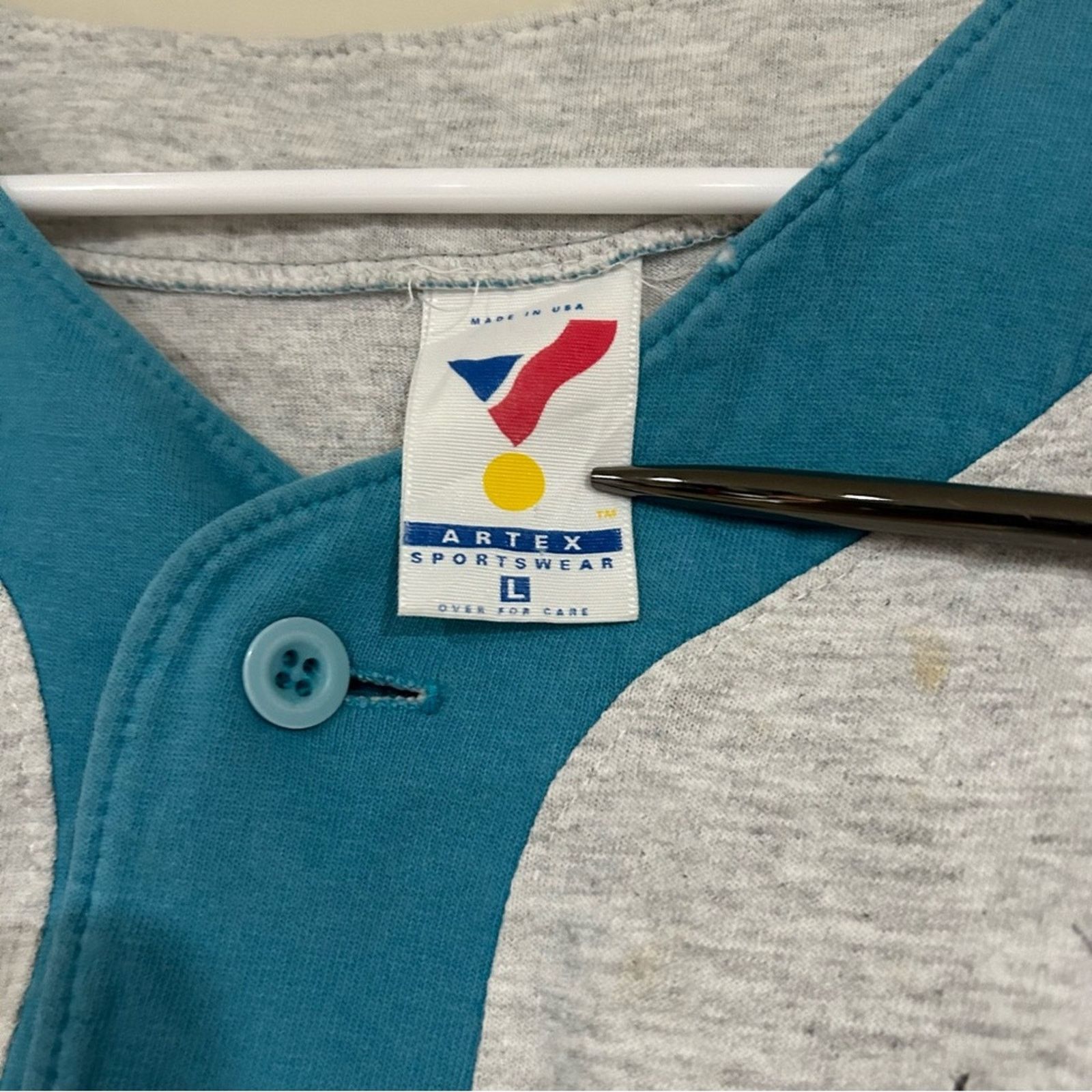 Other Vintage 1993 Florida Marlins Jersey Style Shirt Size US L / EU 52-54 / 3 - 5 Thumbnail