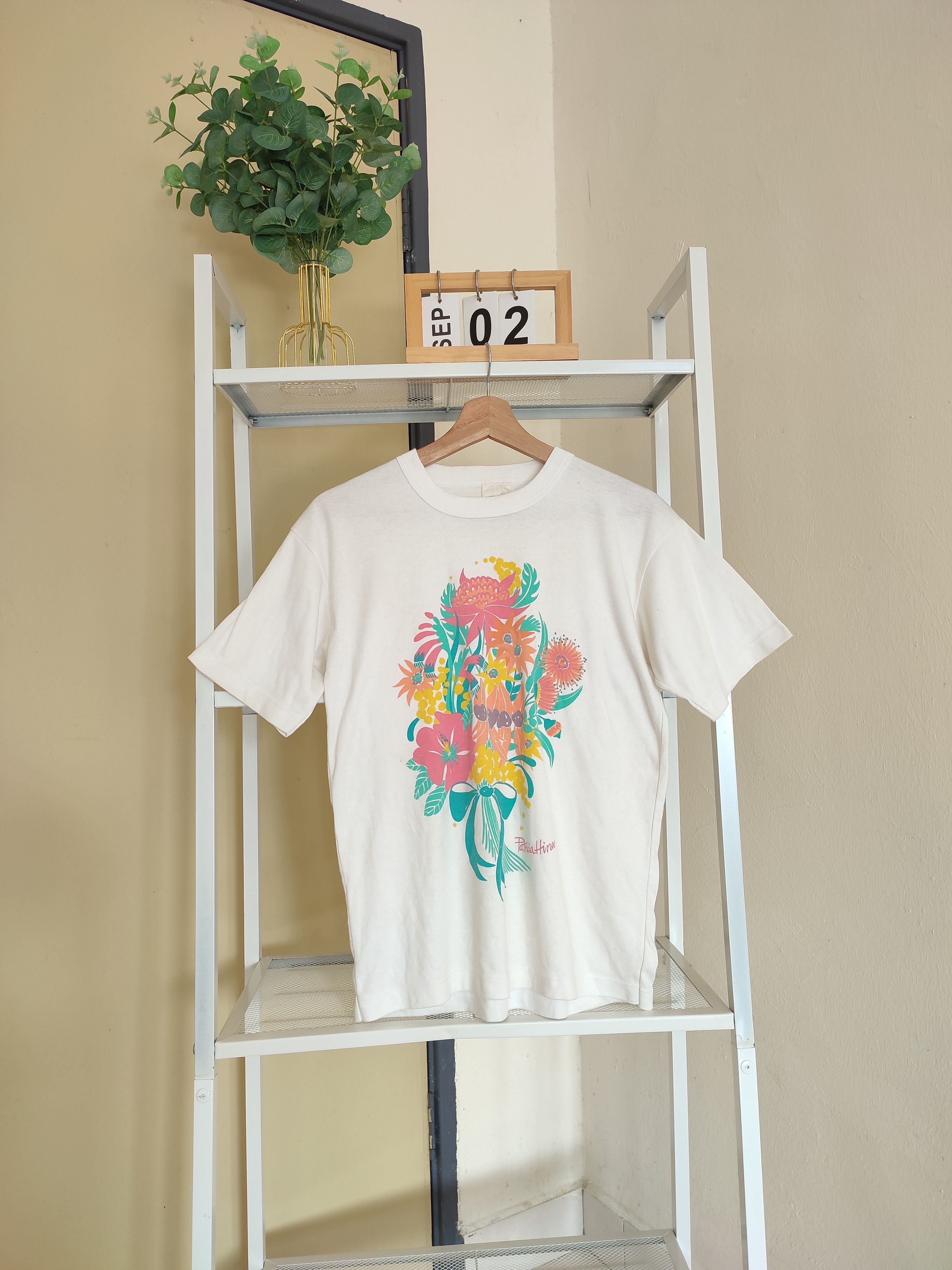 Man Made In Australia × Vintage 💥RARE💥 VINTAGE ARTS DESIGNER BY PATRICIA HINES TEE Size US S / EU 44-46 / 1 - 1 Thumbnail