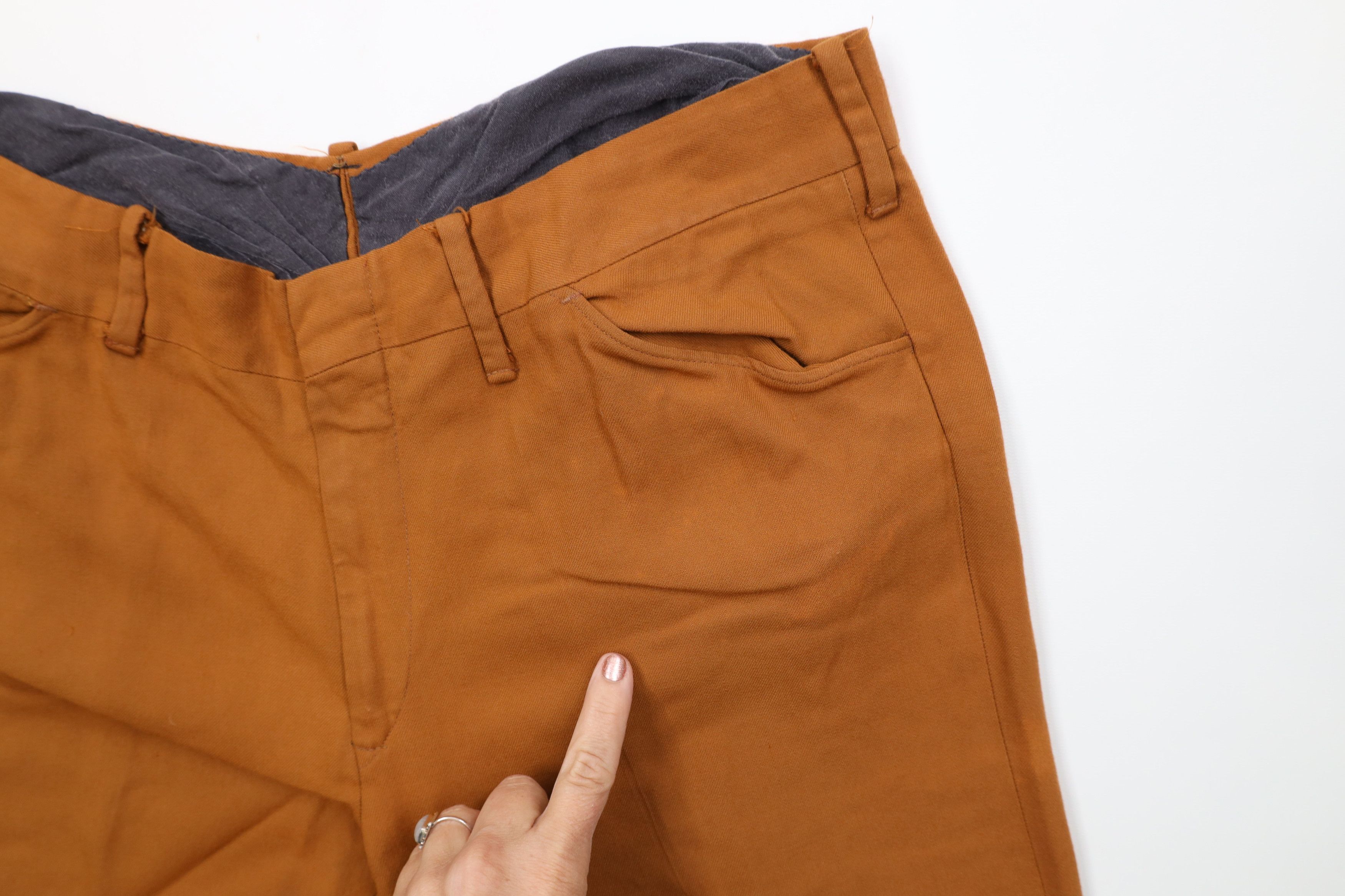 Vintage Vintage 50s 60s Streetwear Gabardine Wide Leg Chino Pants Size US 36 / EU 52 - 6 Thumbnail