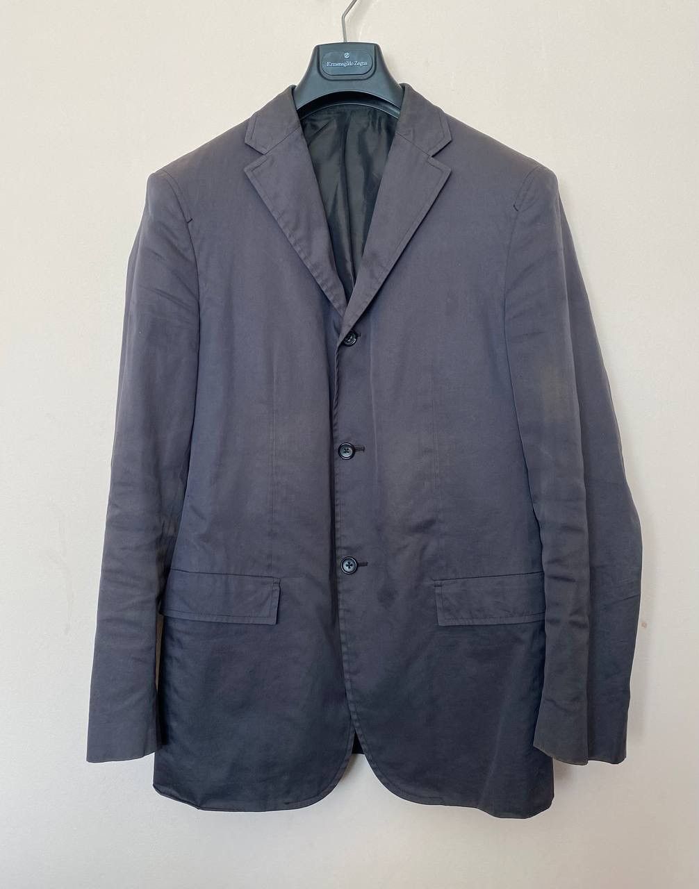 Jil Sander × Raf Simons Rare Jil Sander AW10 raw hem edge blazer jacket Size 48R - 1 Thumbnail