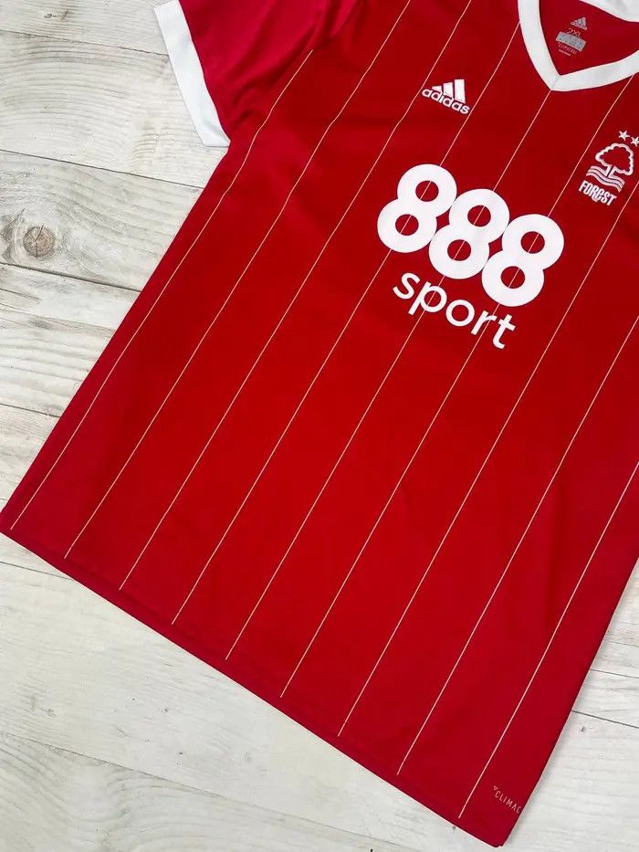 Adidas Adidas Nottingham Forest 2017 2018 Home Shirt Soccer Jersey Size US XXL / EU 58 / 5 - 3 Thumbnail