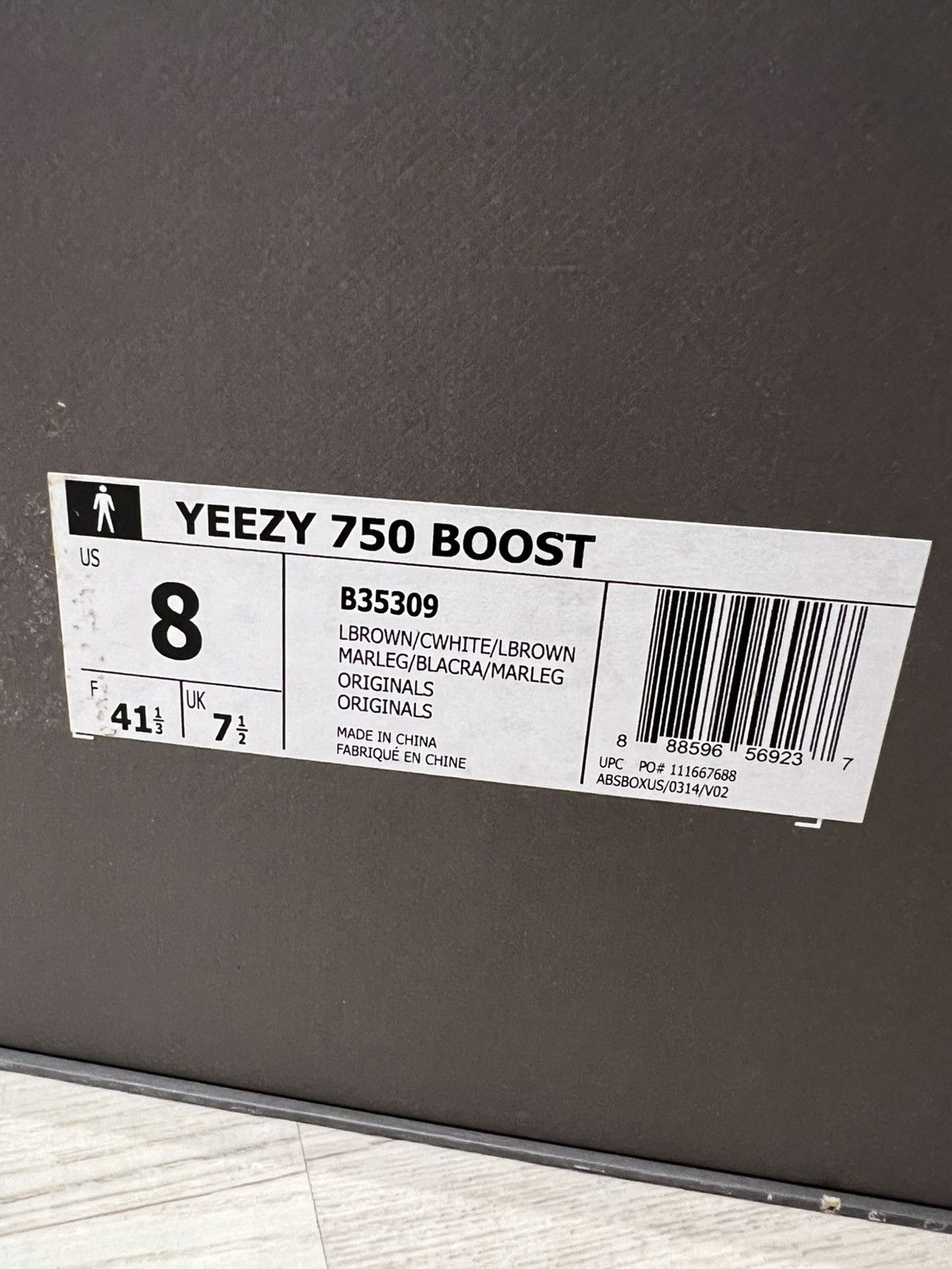 Yeezy Adidas Yeezy 750 Boost Light Brown Size US 8 / EU 41 - 6 Thumbnail