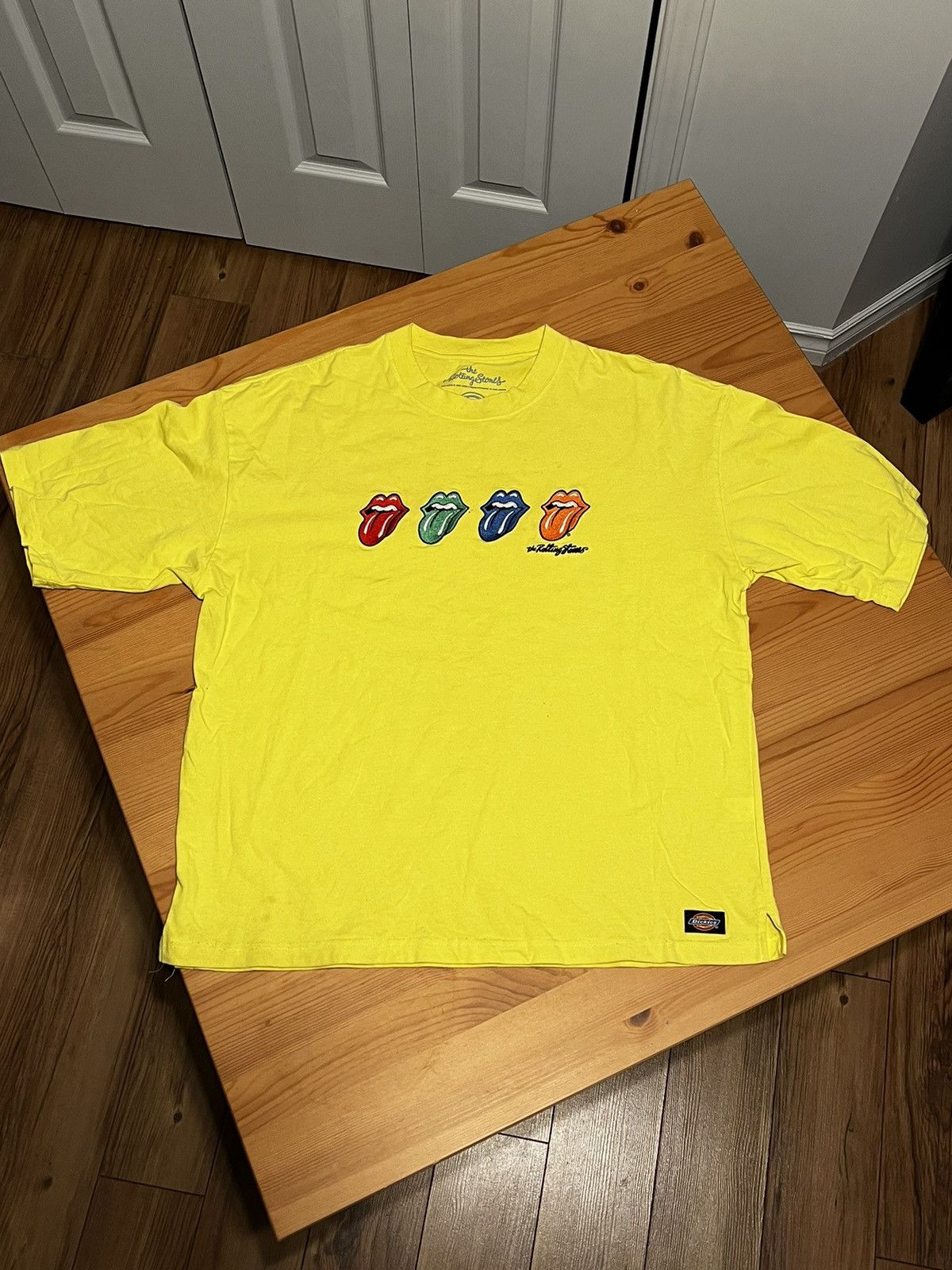 image of Dickies The Rolling Stones in Yellow, Men's (Size XL)