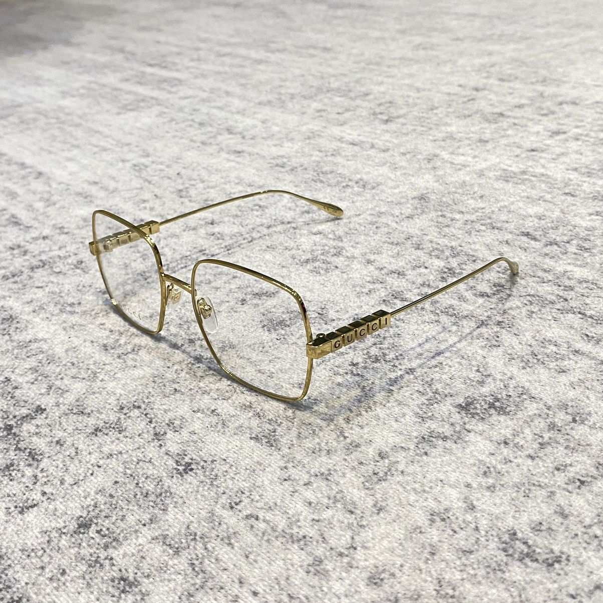 Gucci GUCCI GG1434O 001 Sunglasses GOLD Size ONE SIZE - 1 Thumbnail