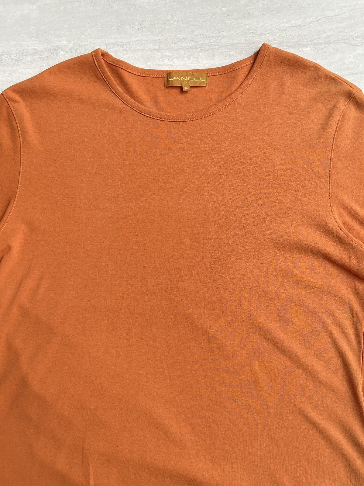Lancel LANCEL PARIS Orange T-shirt Size US S / EU 44-46 / 1 - 3 Thumbnail