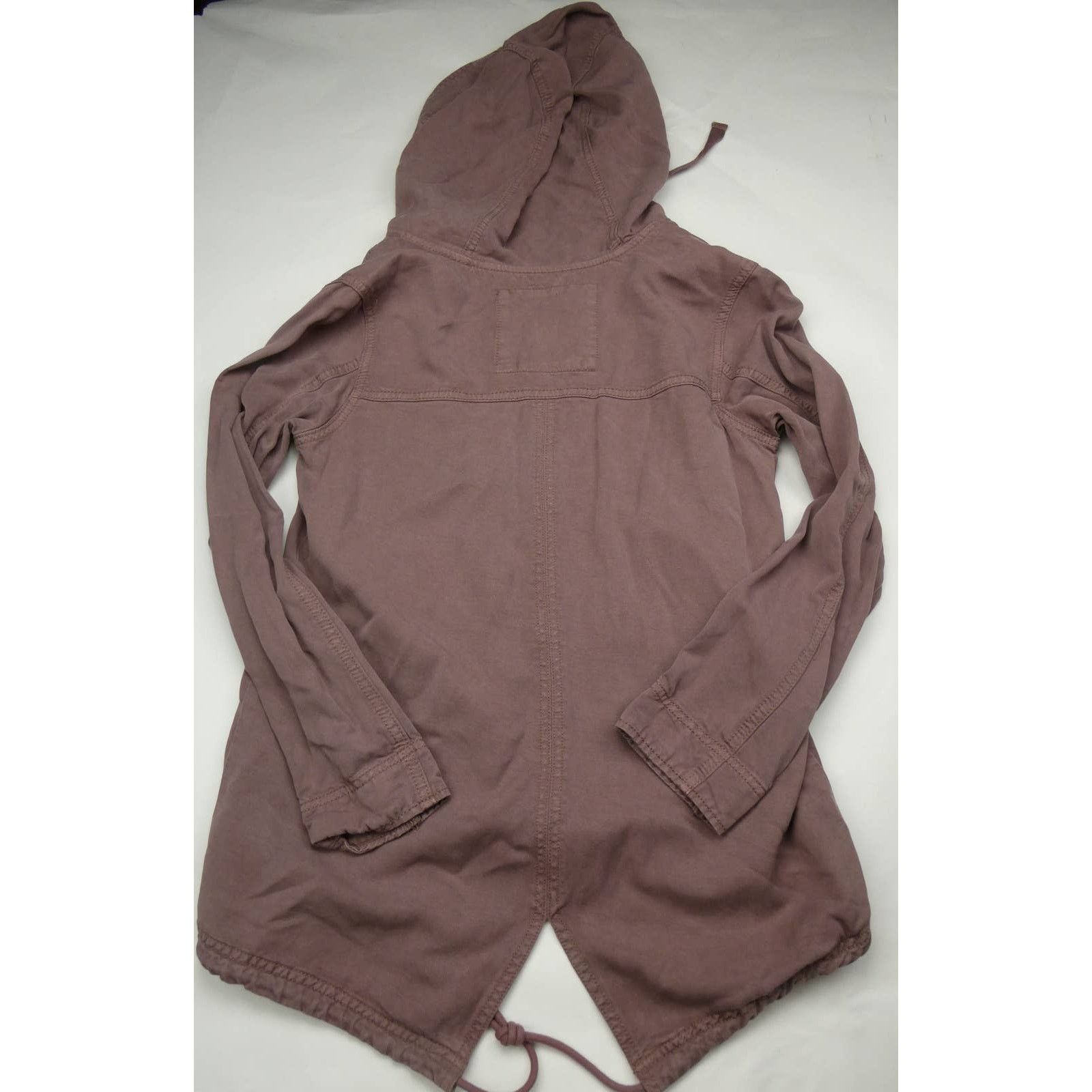 American Eagle Outfitters NEW women's American Eagle canvas hooded jacket, small Size S / US 4 / IT 40 - 2 Thumbnail