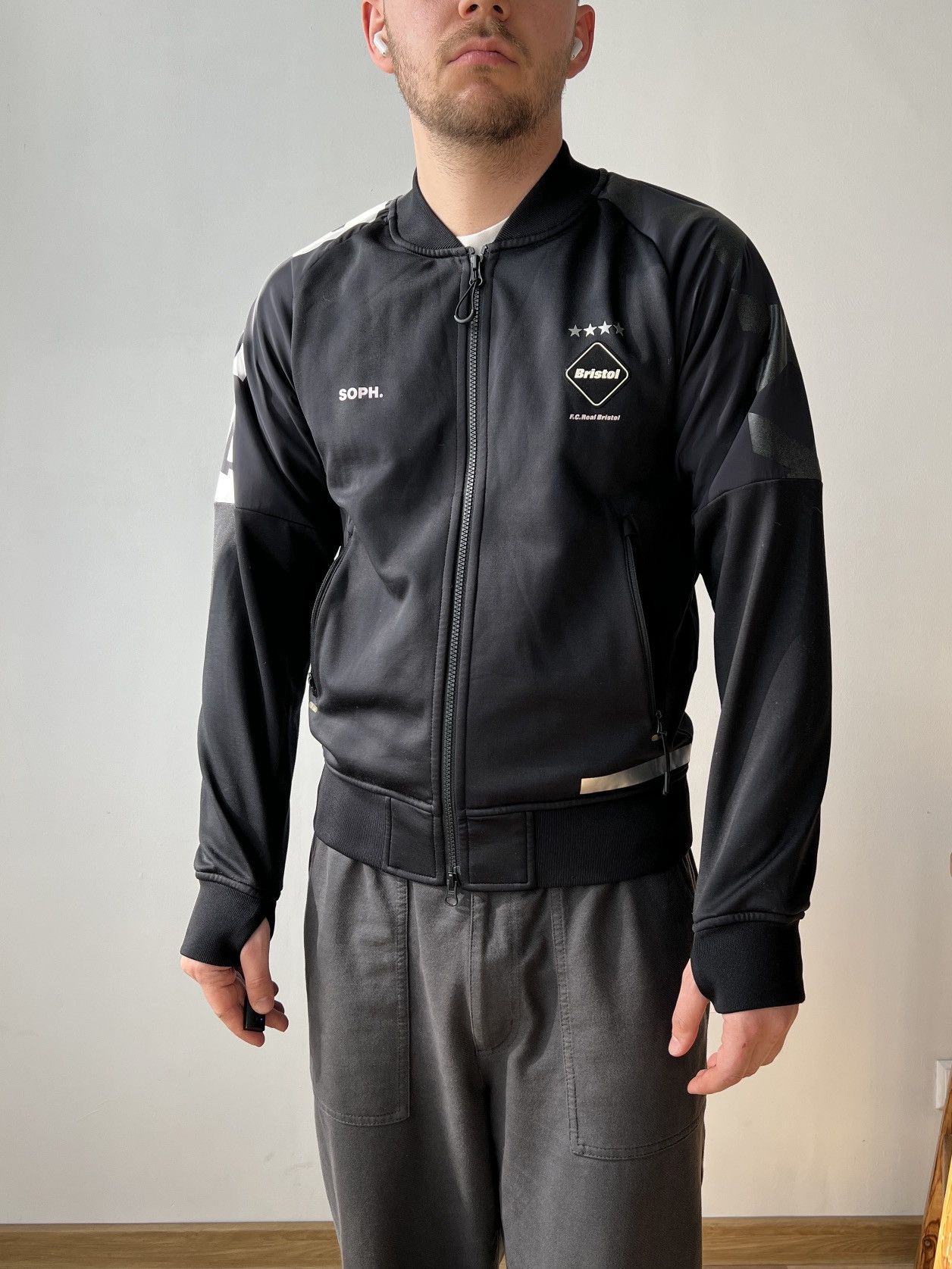 F.C. Real Bristol F.C. Real Bristol FCRB SOPH. Track Jacket Black Zip Up S Size US S / EU 44-46 / 1 - 1 Thumbnail