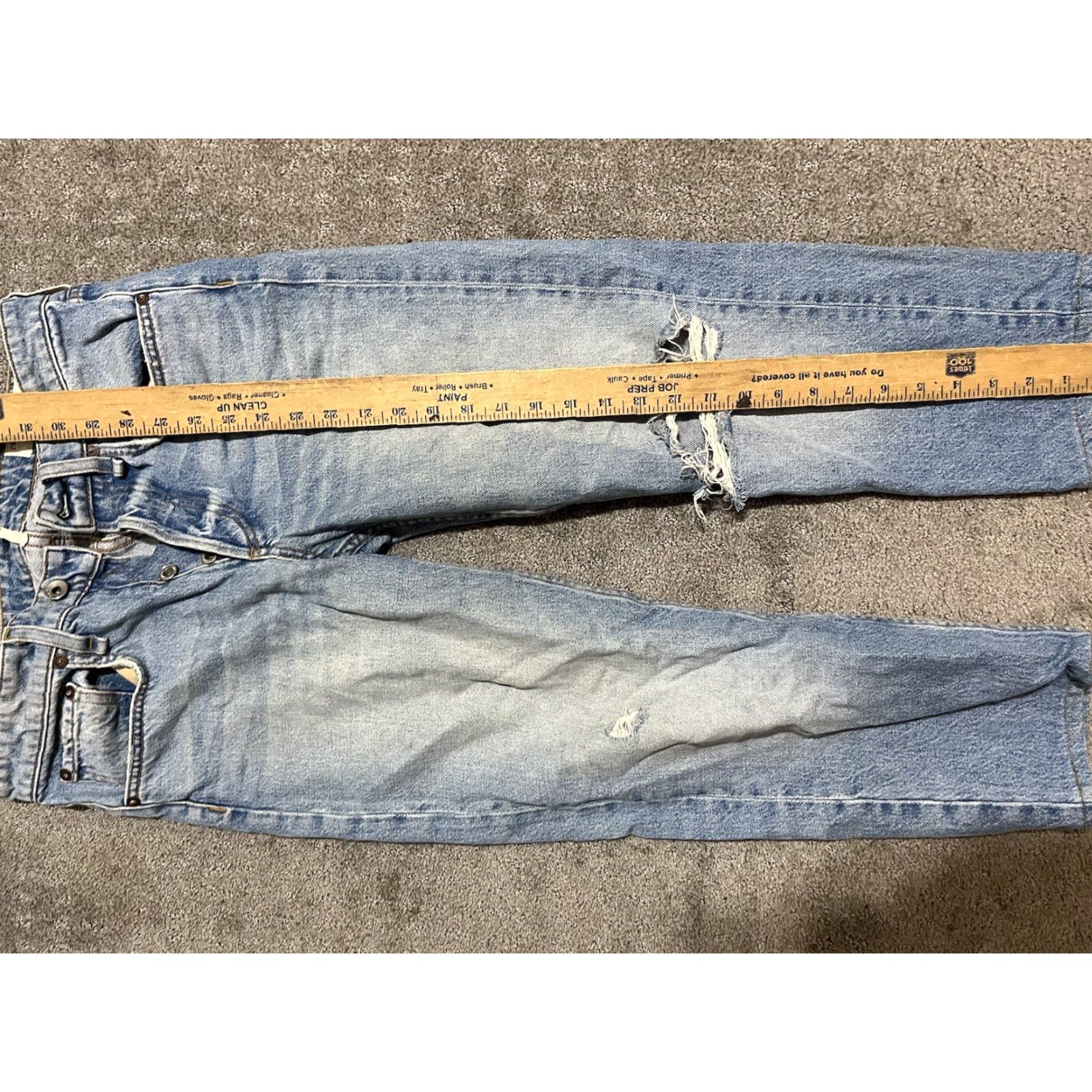Rag & Bone VINTAGE Rag & Bone Jeans Women's 24 Boyfriend Mid-Rise Denim Blue 90s casual Girls Size 42" / US 20 - 5 Thumbnail