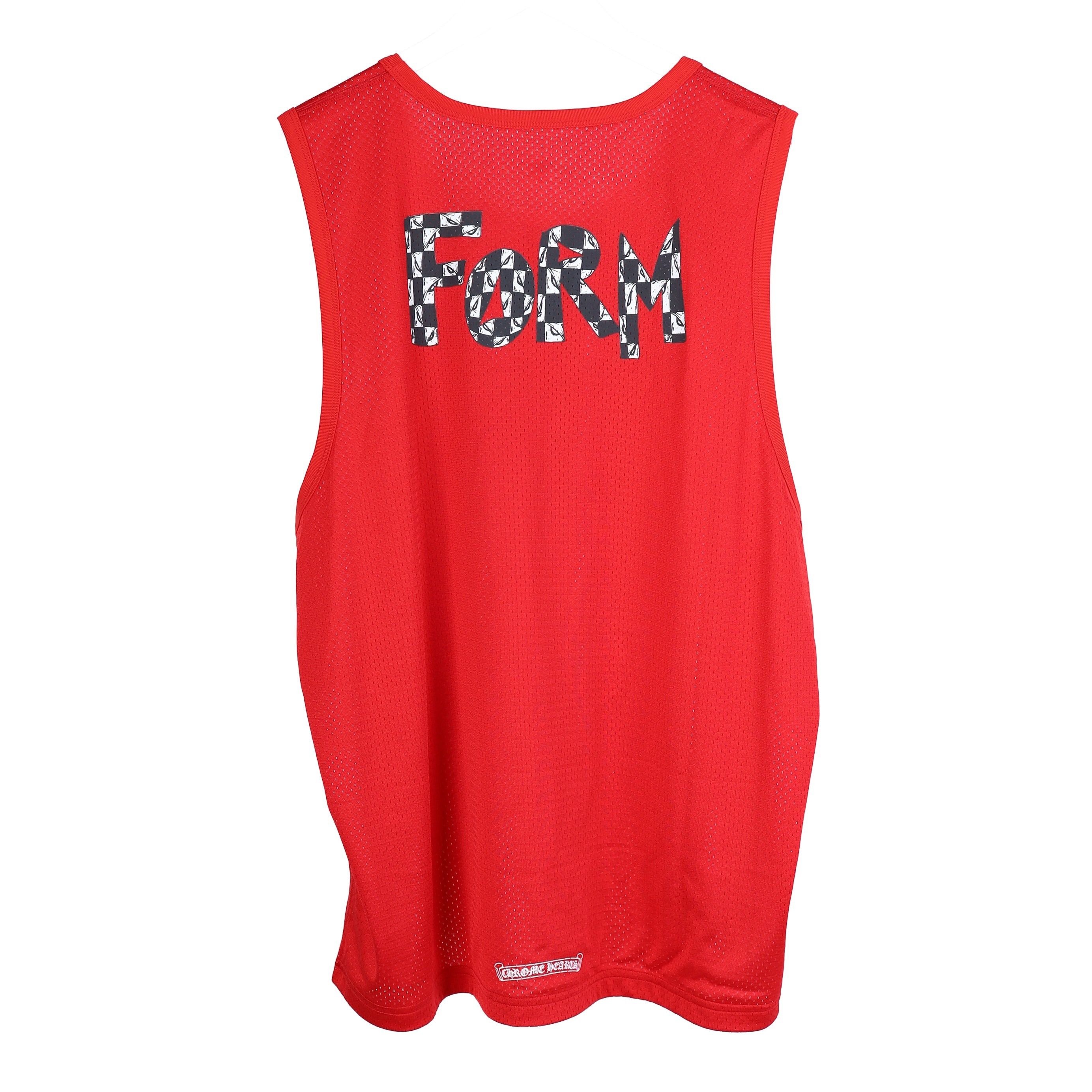 Chrome Hearts RED MESH 'FORM' CH TEAM STADIUM TANK TOP JERSEY MATTY BOY Size US XL / EU 56 / 4 - 2 Thumbnail