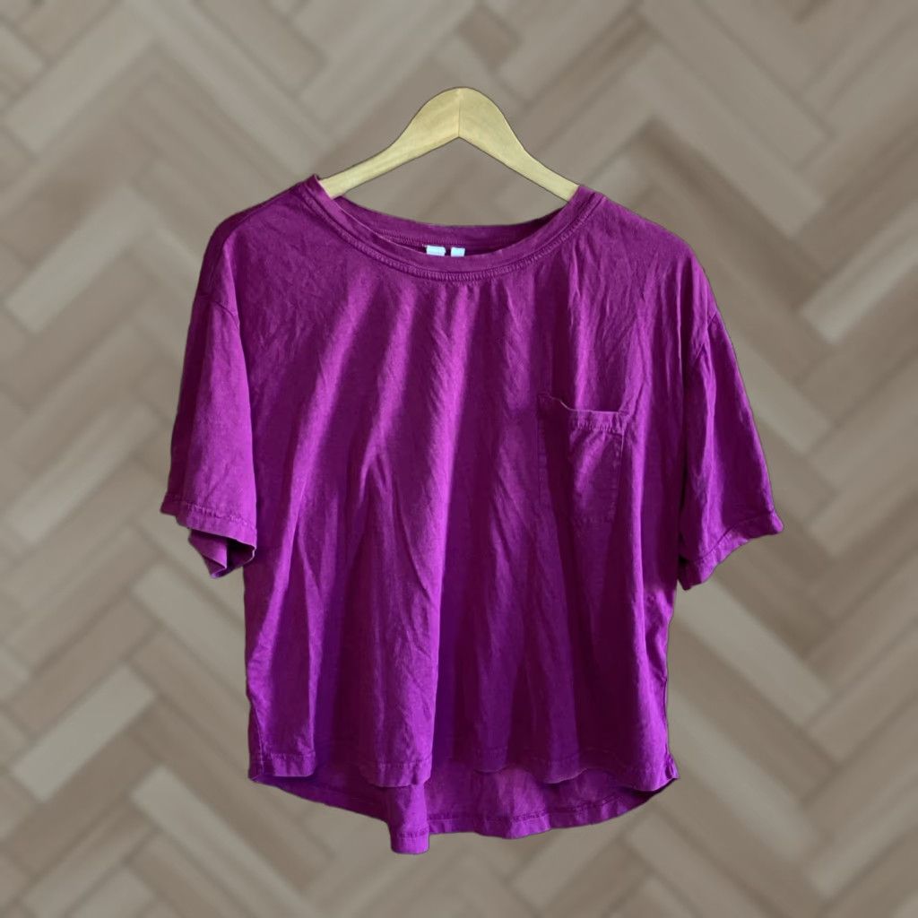 Vintage Zella Womens Athletic Top Large Purple Shirt Size L / US 10 / IT 46 - 1 Thumbnail