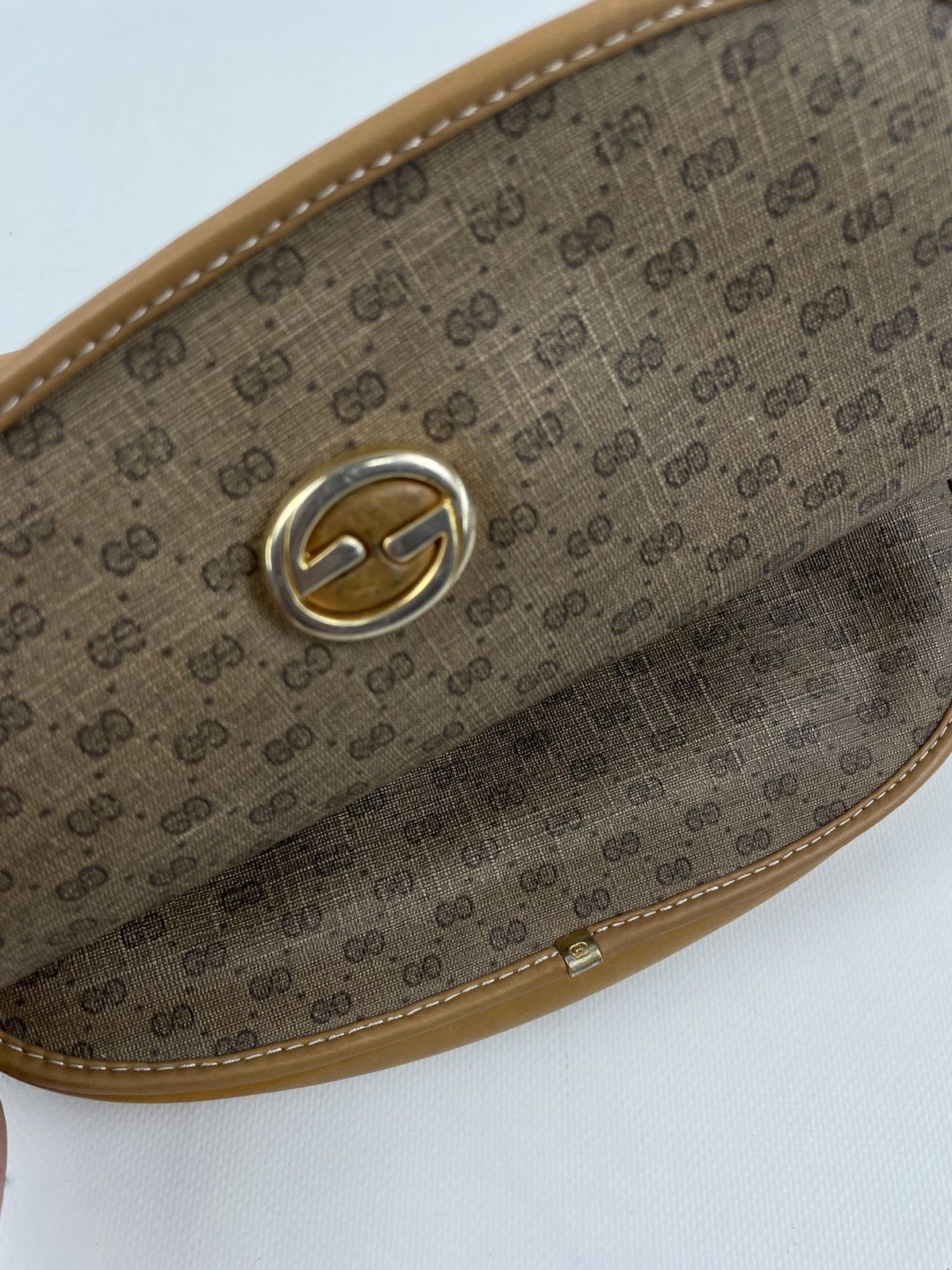 Designer × Gucci × Paolo Gucci RARE VTG 60's Supreme GG Monogram Guccissima Leather Cross-body Shoulder Bag Size ONE SIZE - 19 Thumbnail