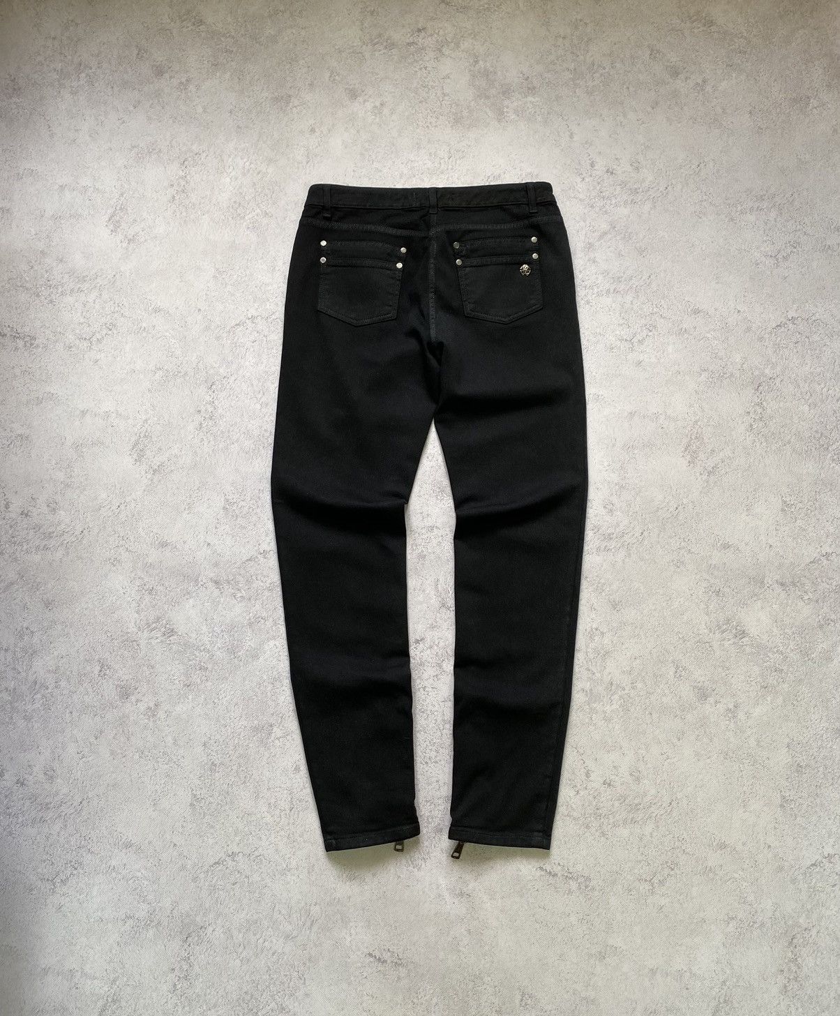 Roberto Cavalli Women’s Avant Garde Roberto Cavalli Denim Pants Size 42 Size 28" / US 6 / IT 42 - 12 Thumbnail