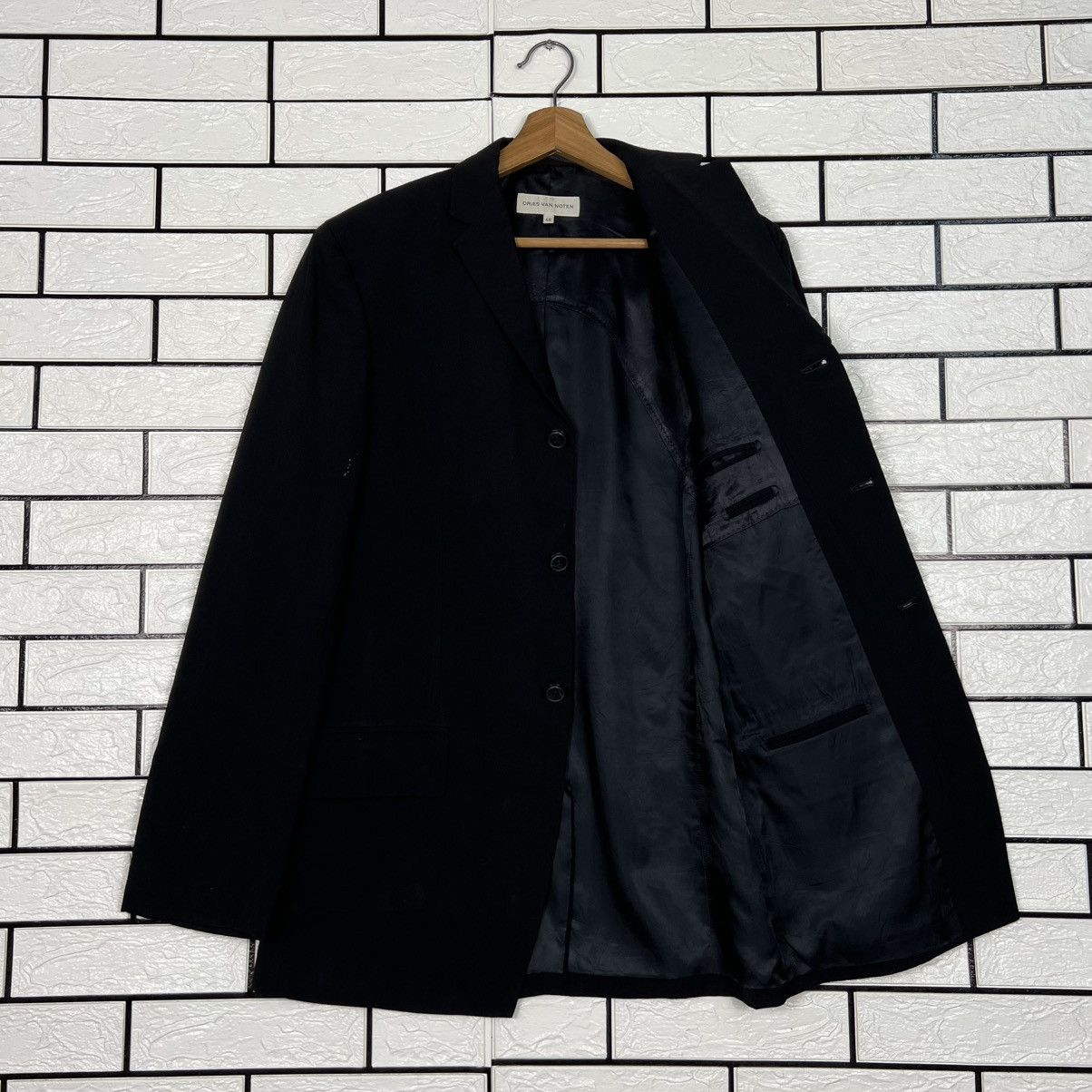 Dries Van Noten DRIES VAN NOTEN Wool Blazer / Suit Jacket #4119-C187 Size 40R - 8 Thumbnail