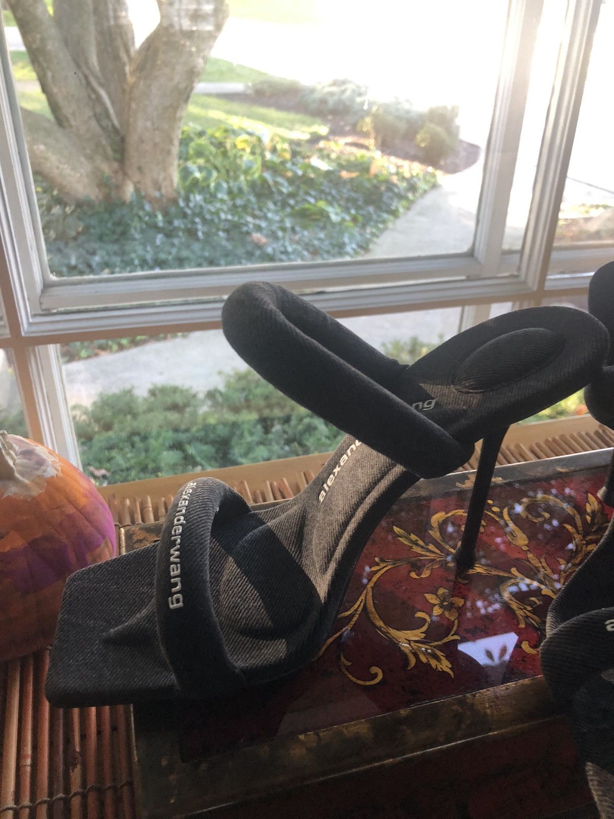 Alexander Wang Alexander Wang Grey Julie Tubular Heels Size US 8 / IT 38 - 3 Thumbnail