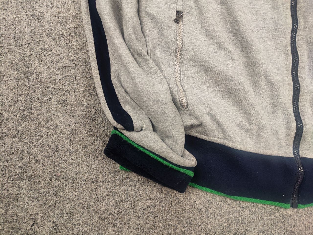 Polo Ralph Lauren Polo Sport Ralph Lauren Vintage Gray Logo Zip Track Jacket Size US L / EU 52-54 / 3 - 6 Thumbnail