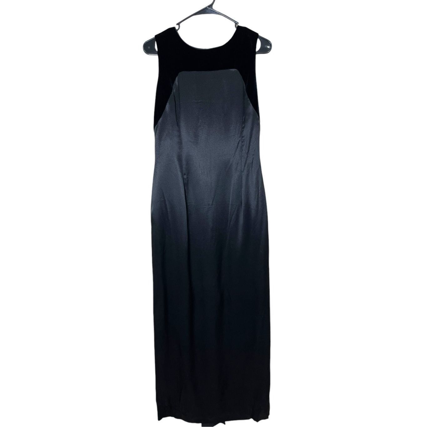Vintage Scott McClintock 80s Black Gown Dress Size 12
