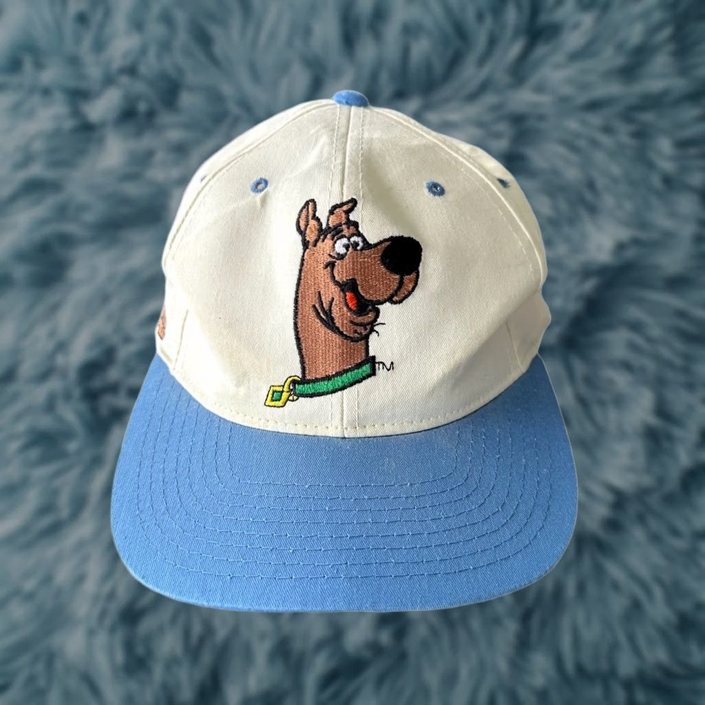 American Needle VINTAGE 1993 Scooby Doo Snapback American Needle 90s White Cotton Men One Size Adjustable Hats Size ONE SIZE - 1 Thumbnail