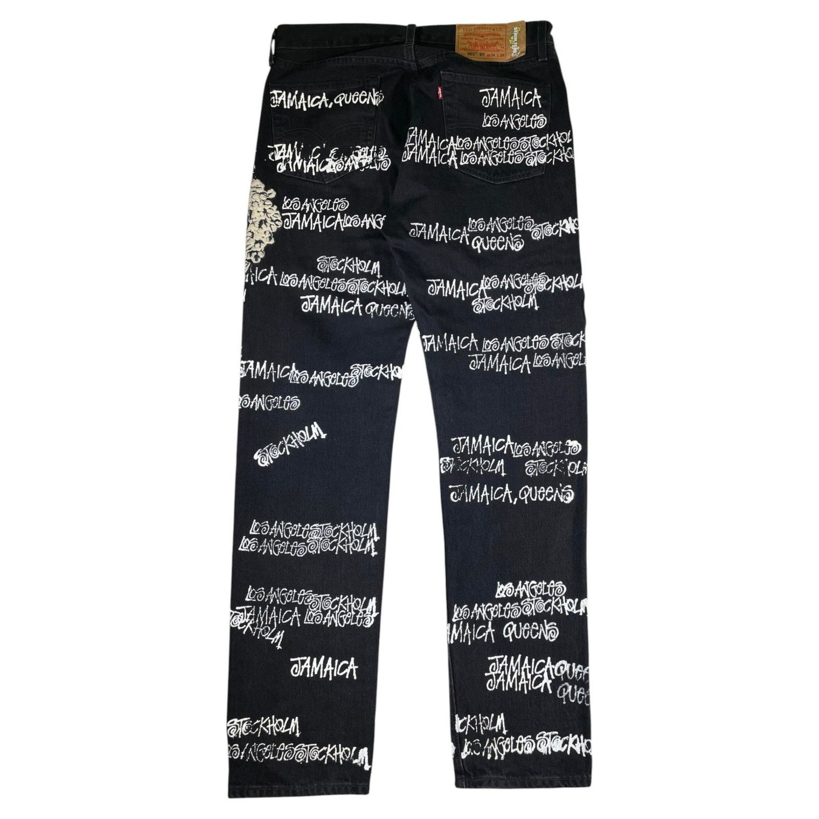 DENIM TEARS Denim Tears CPFM Black Jeans Size US 34 / EU 50 - 2 Thumbnail