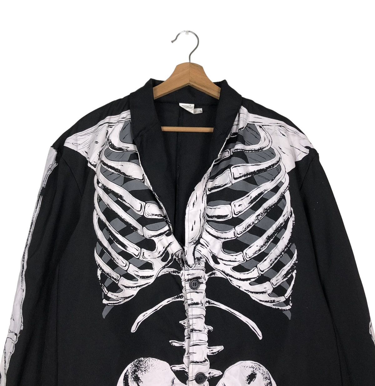 Bones 🔥SPIRIT HALLOWEEN CHORE JACKET SKELETON BONES DESIGN Size US M / EU 48-50 / 2 - 3 Thumbnail