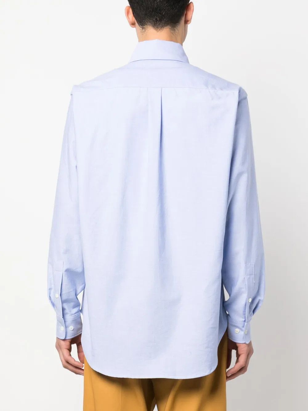 Palm Angels o1y0325 Logo Solid Color Shirt in Blue Size US M / EU 48-50 / 2 - 4 Thumbnail