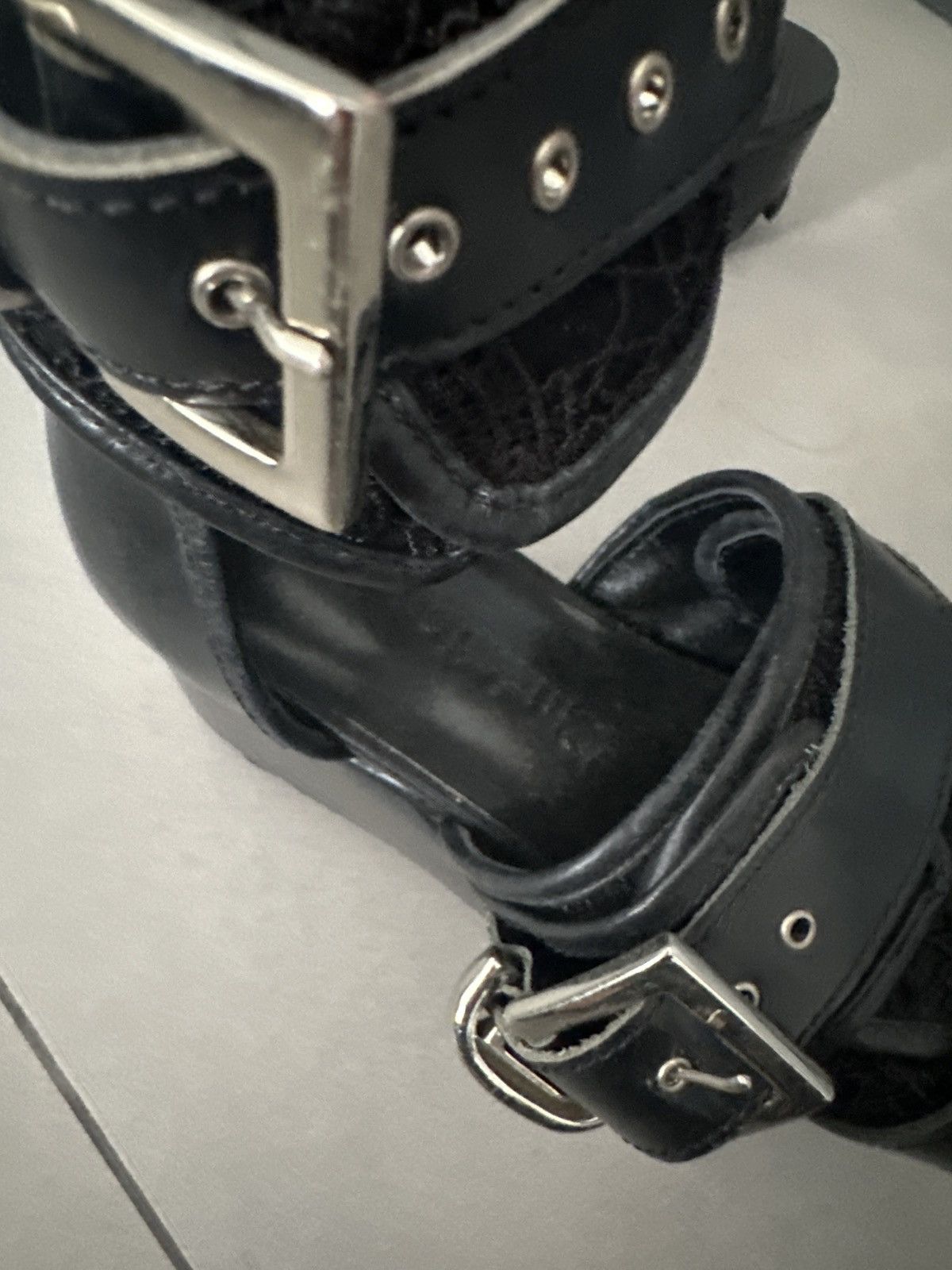 Christian Dada Christian dada platform buckle sandals Size US 9 / IT 39 - 2 Thumbnail