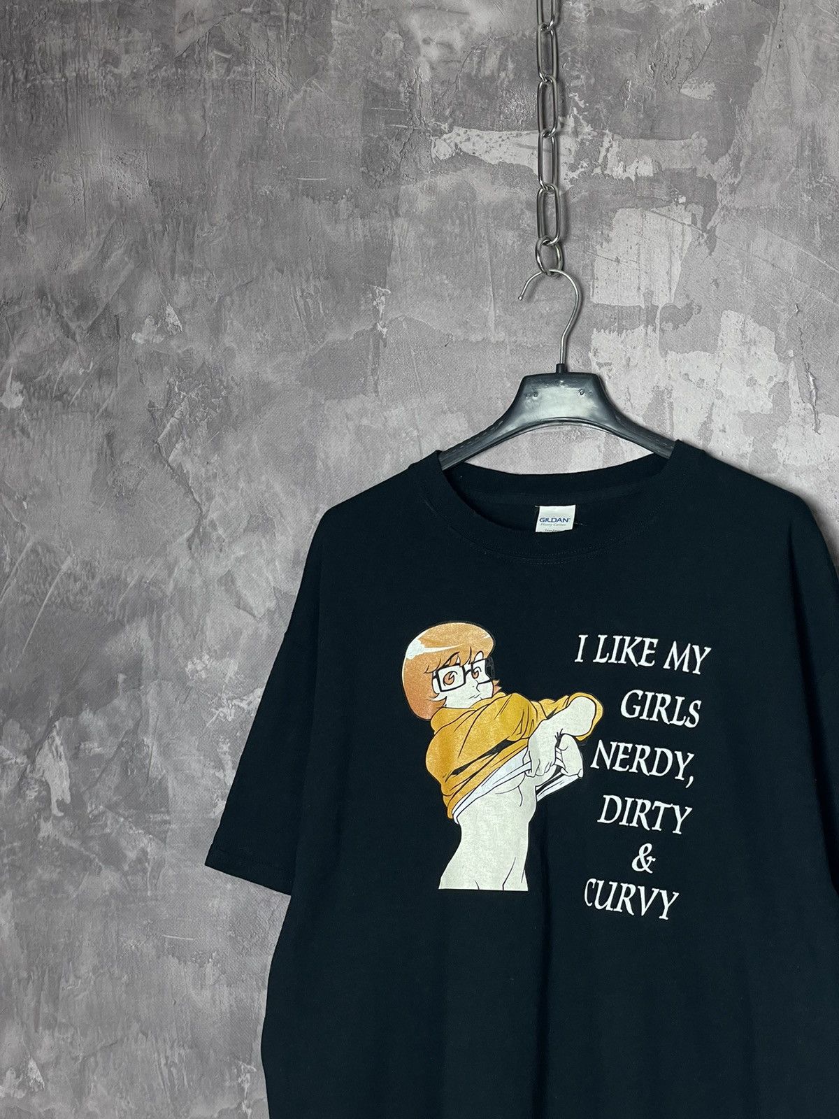 Vintage Sexy Velma Dinkley Scooby-Doo T-shirt humor 18+ Size US L / EU 52-54 / 3 - 4 Thumbnail