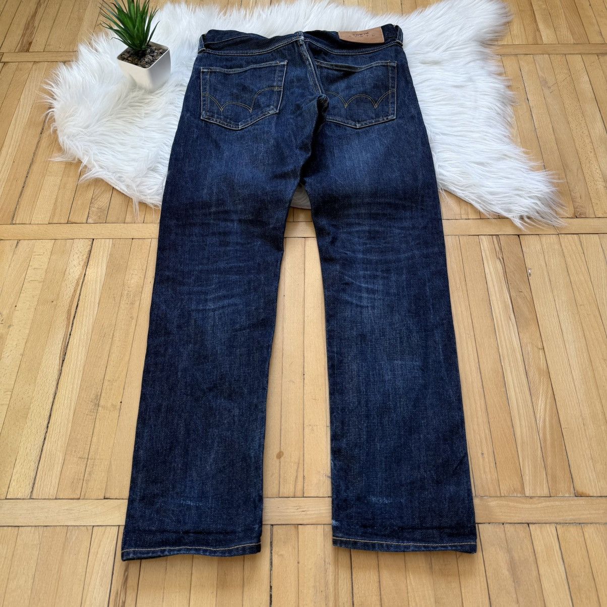 Edwin 📌 Crazy Edwin Japan Selvedge Denim Washed Jeans Size US 29 - 4 Thumbnail