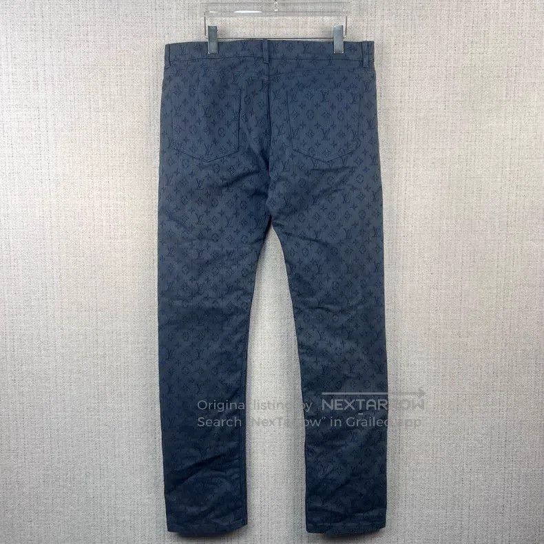 Louis Vuitton Louis Vuitton Logo Full Zip Side Pocket Jeans Size US 36 / EU 52 - 3 Thumbnail