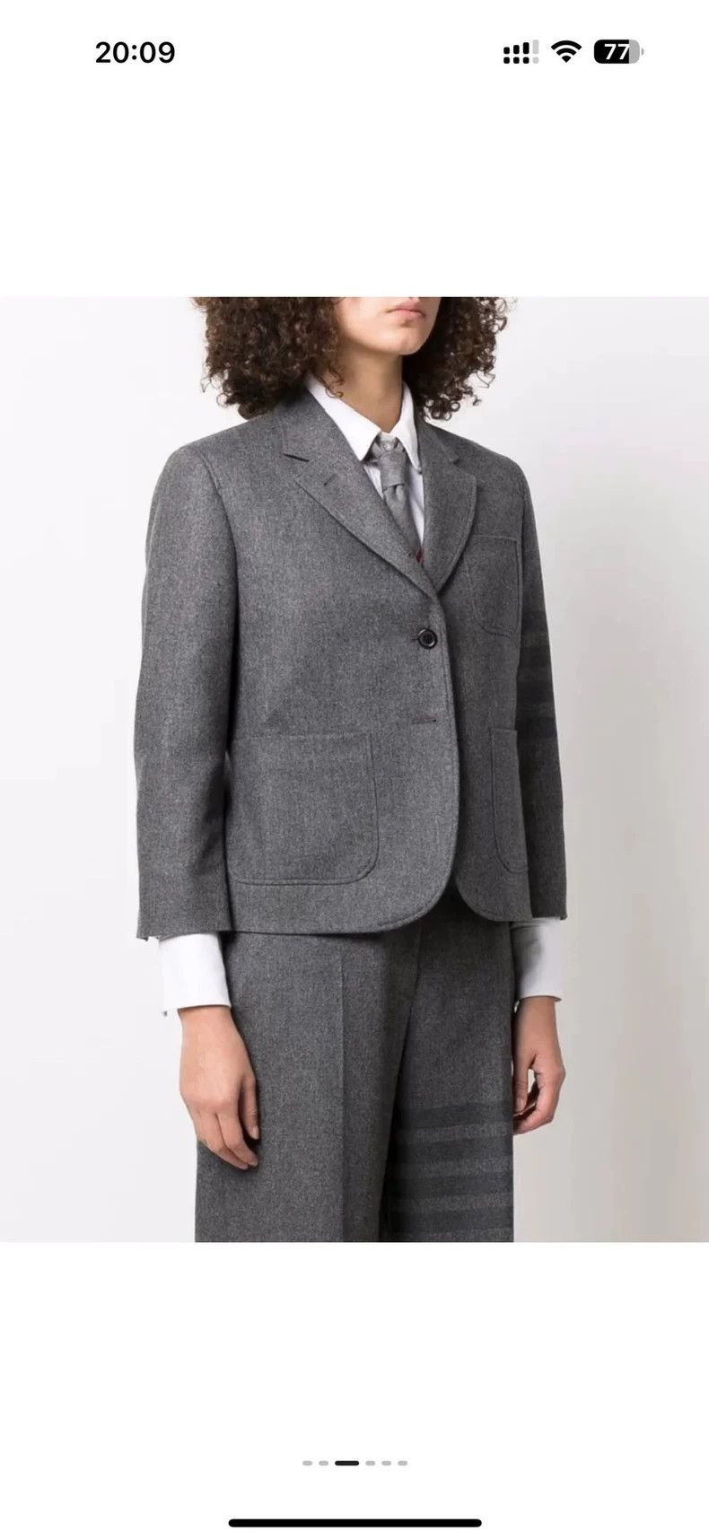 Thom Browne Thom Browne Dark grey four-barrel suit, short Size XS / US 0-2 / IT 36-38 - 8 Thumbnail