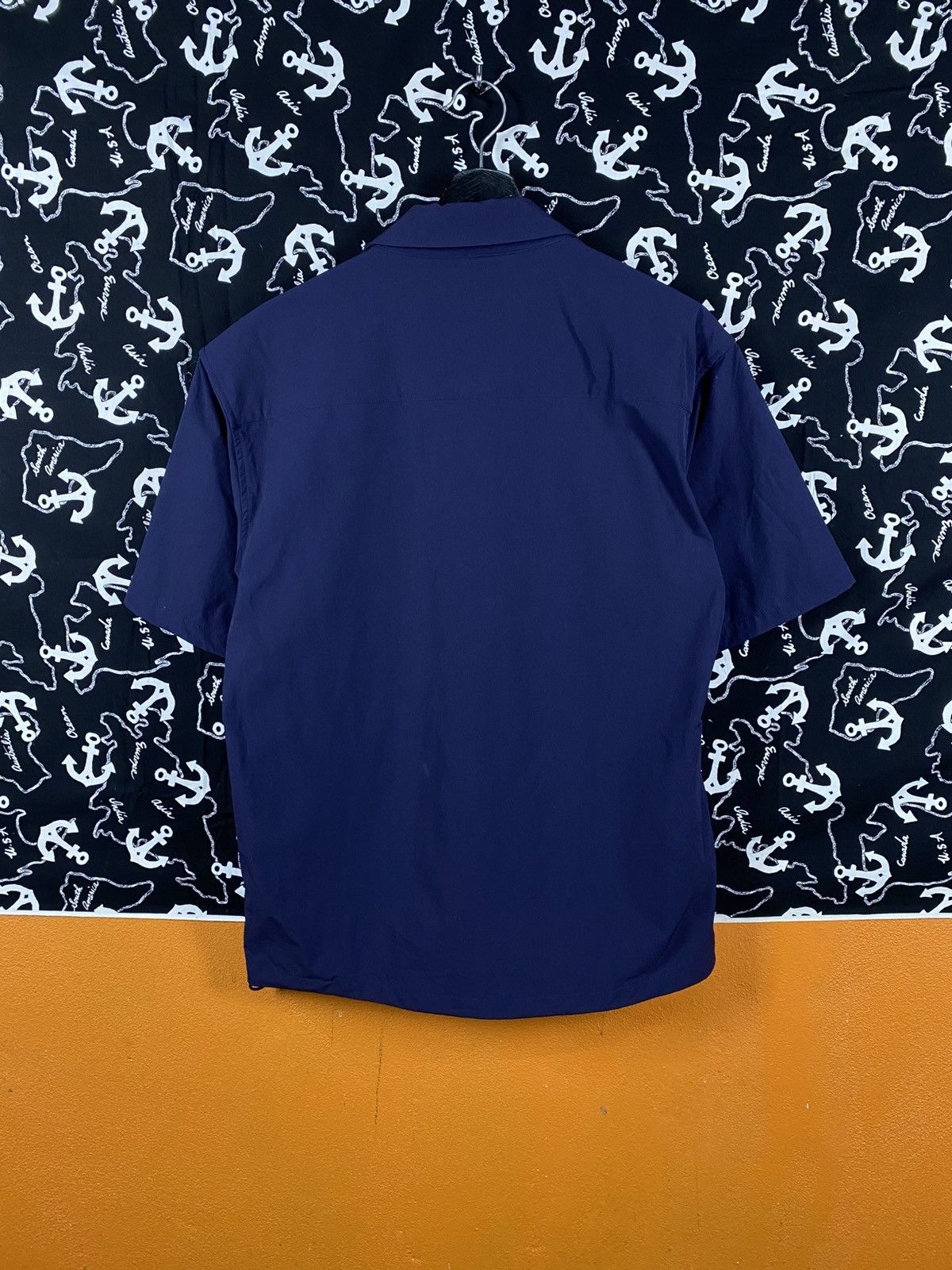 NANO universe Nano Universe Technical Short-Sleeve Polo Shirt Minimalist Size US S / EU 44-46 / 1 - 7 Thumbnail