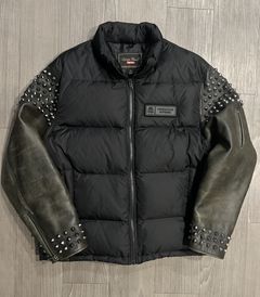 Supreme Leather Down Jacket | Grailed