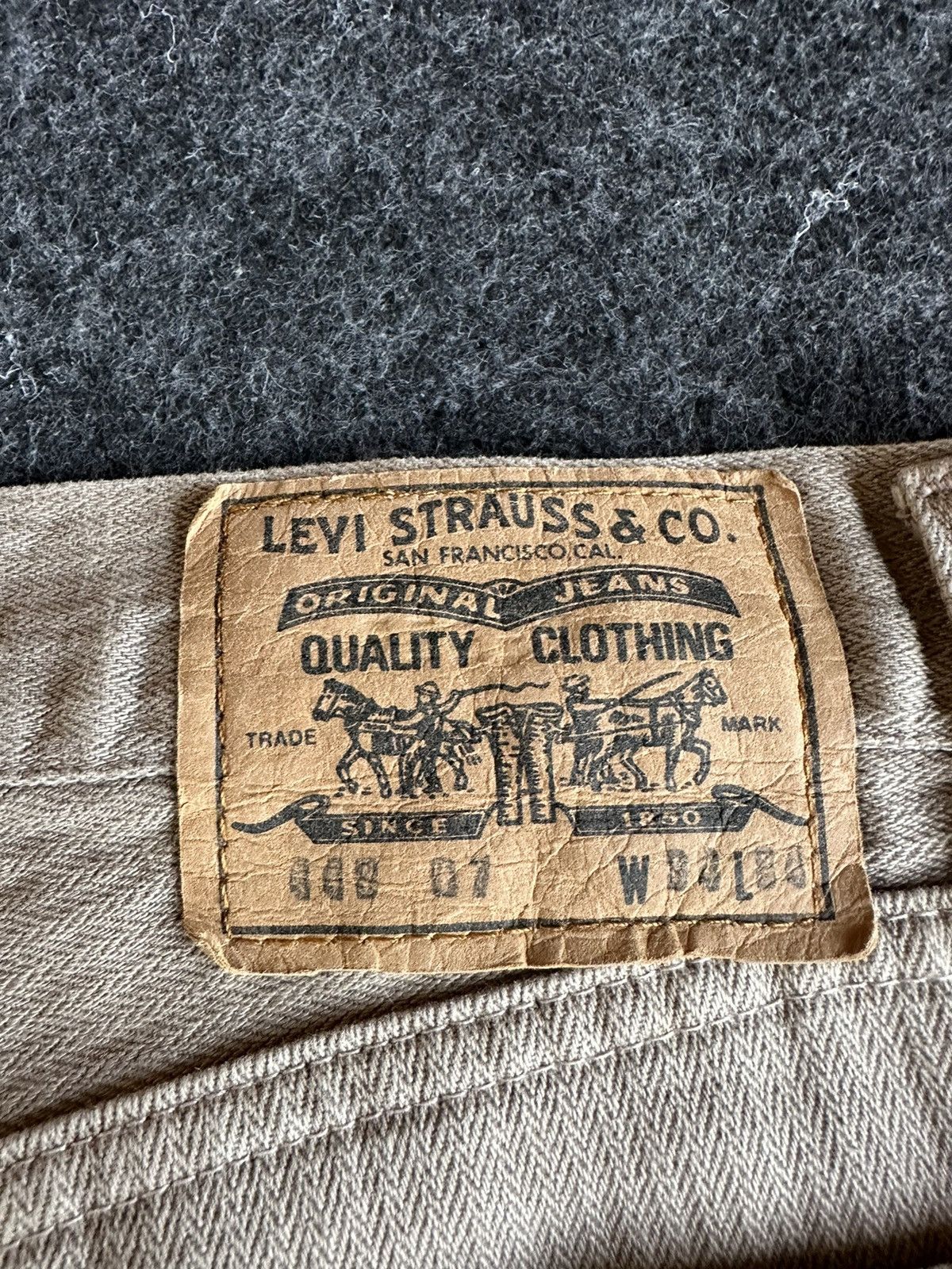 Levi's Limited Levis 443 Italy Brown Vintage Denim D519 Size US 32 / EU 48 - 7 Thumbnail