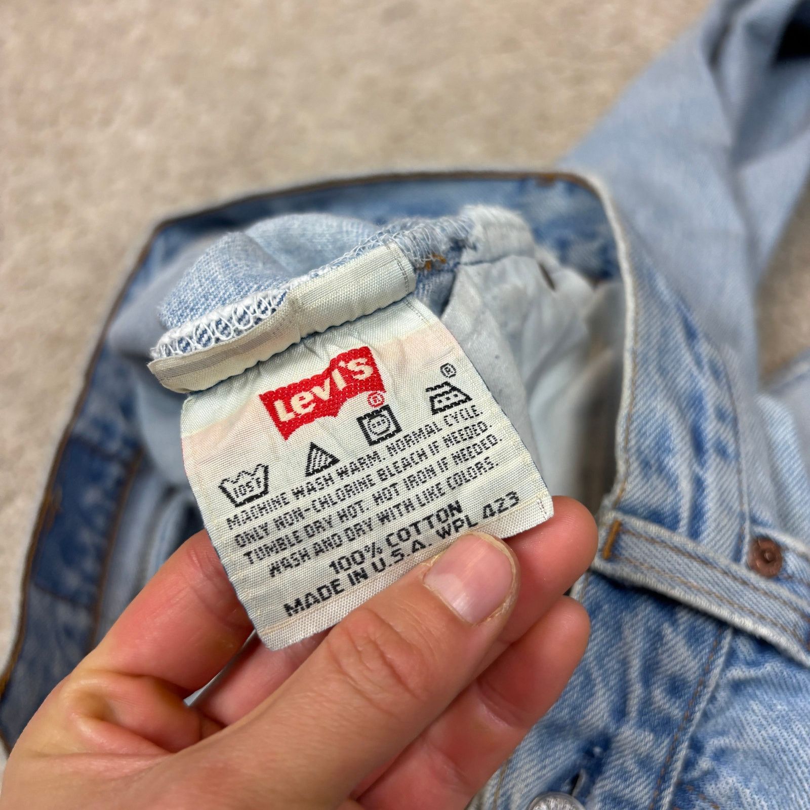 Levi's Vintage 90s Levi's 501 Straight Leg Jeans Men's 32x34 Size US 32 / EU 48 - 11 Thumbnail